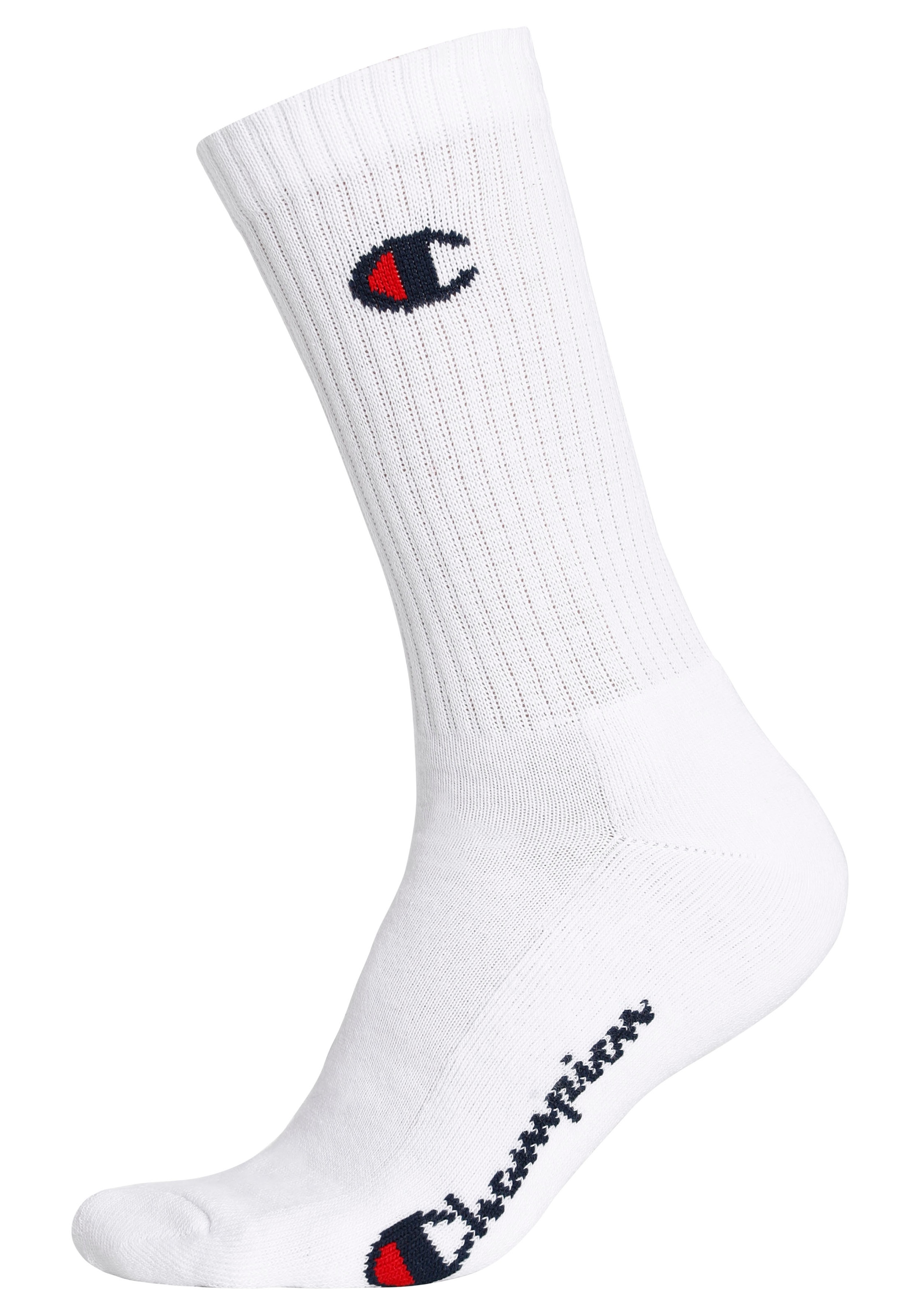 Thumbnail - Champion Tennissocken Packung, 6 Stk. tlg. für Erwachsene, sportlicher Stil, mit Logoschriftzügen, elastisch