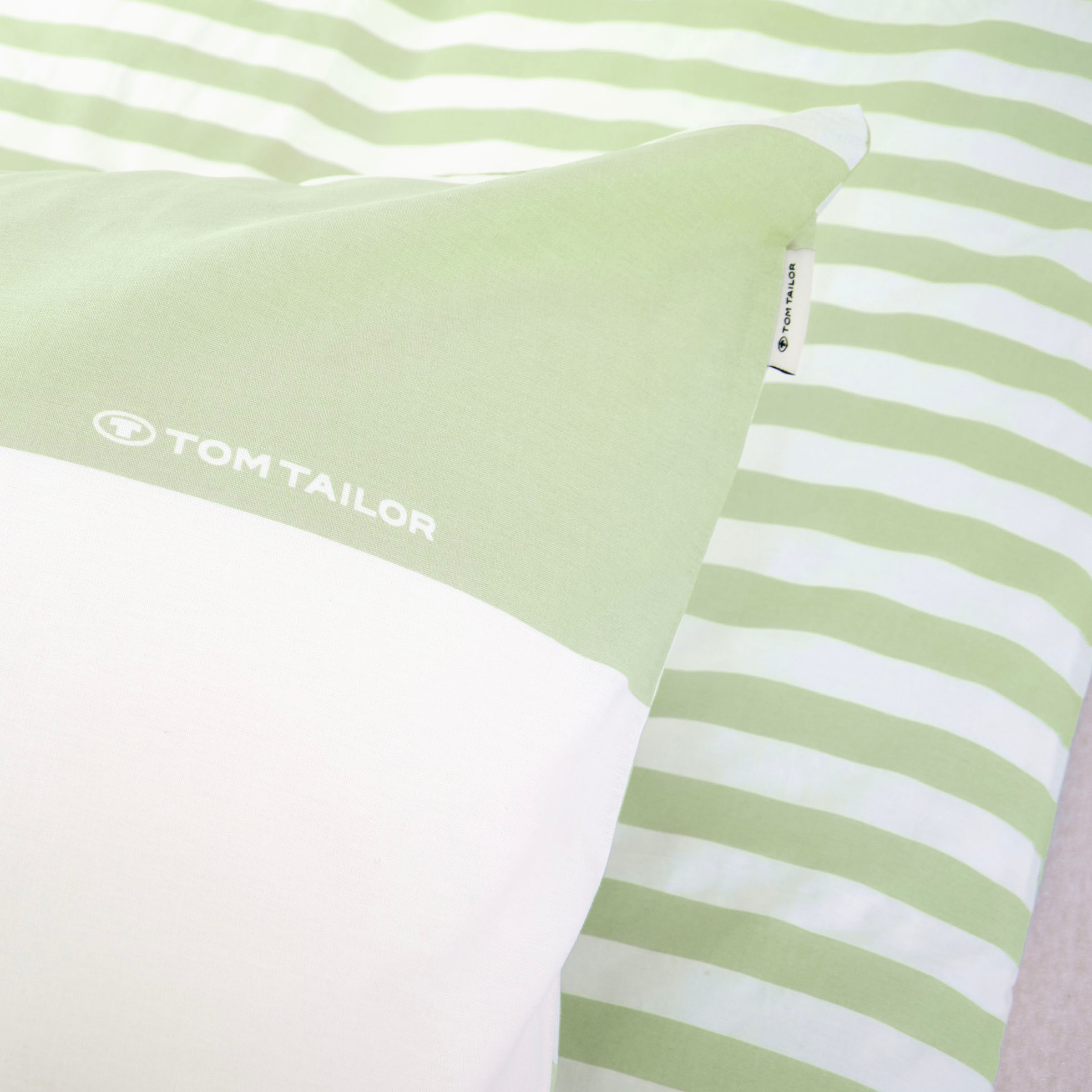 TOM TAILOR HOME Wendebettwäsche »SIENA in Gr. 135x200cm, 155x220cm oder 200x220cm«, gestreifte Bettwäsche aus Baumwolle, Bettwäsche mit Wendeoptik