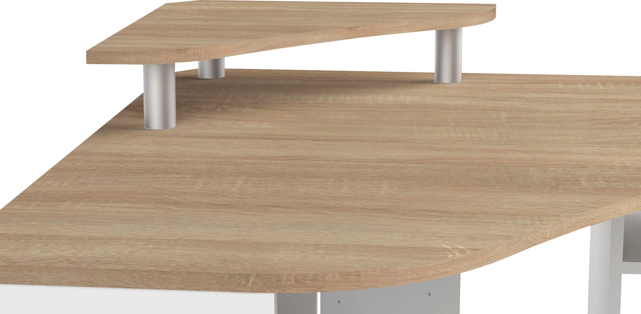 TemaHome Schreibtisch »Corner«, Melamingestell, Tischplatte in untersch. Farbvarianten, Breite 94 cm