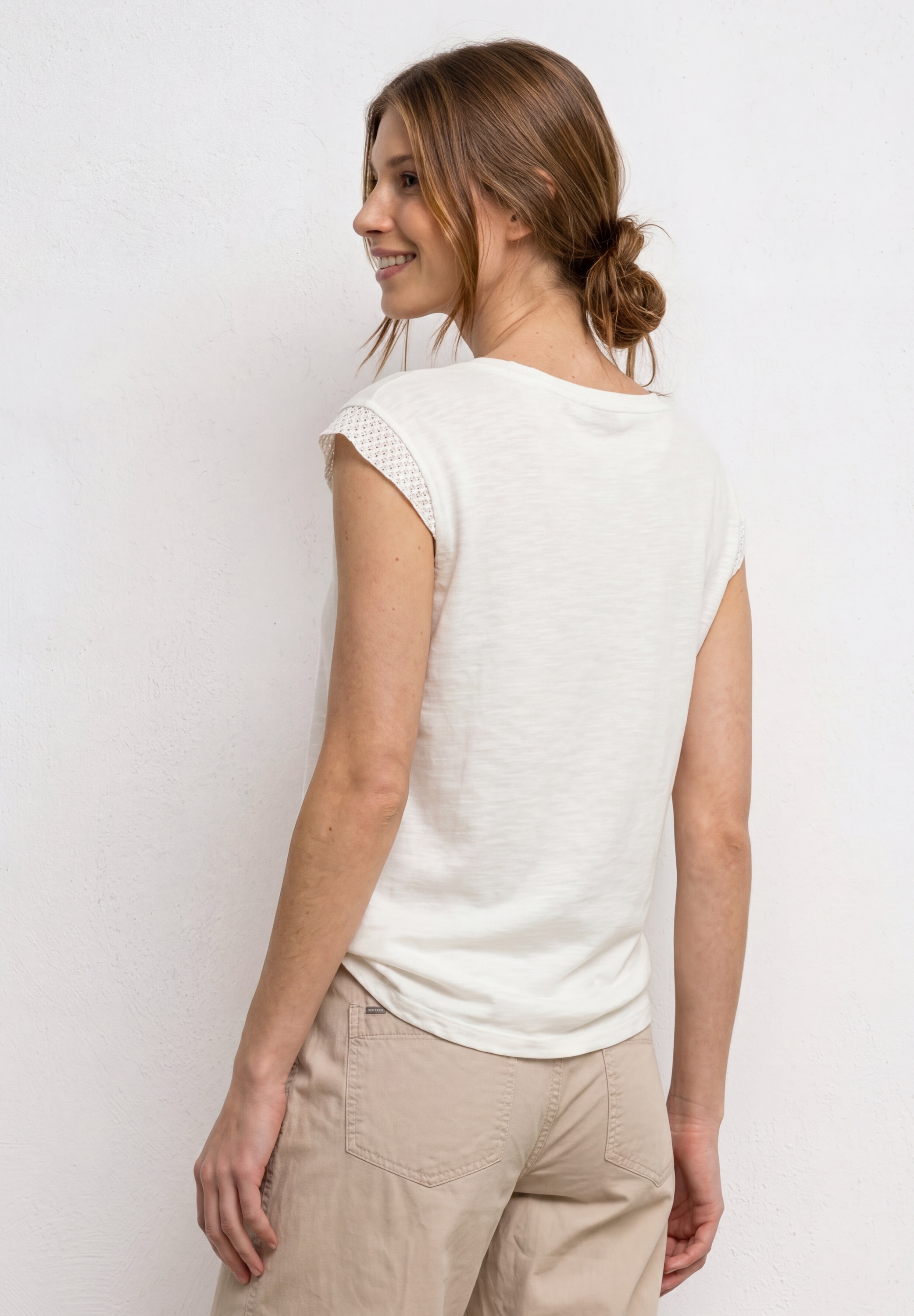 STREET ONE T-Shirt mit Rundhalsausschnitt