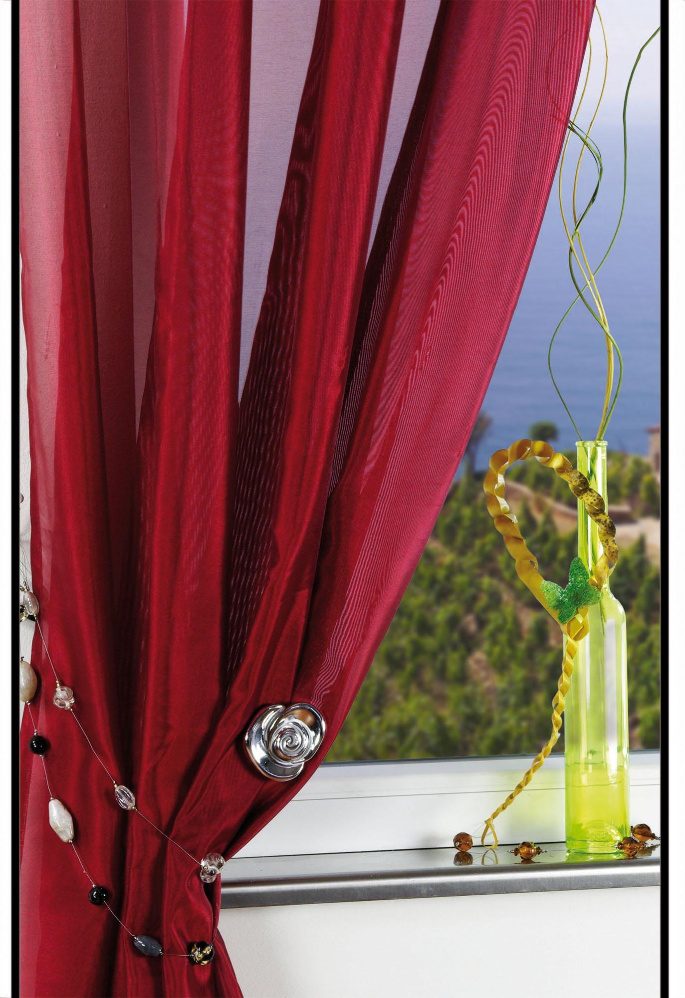 Liedeco Dekokette "Granit" zur Dekoration von Seitenschals, Gardinen günstig online kaufen