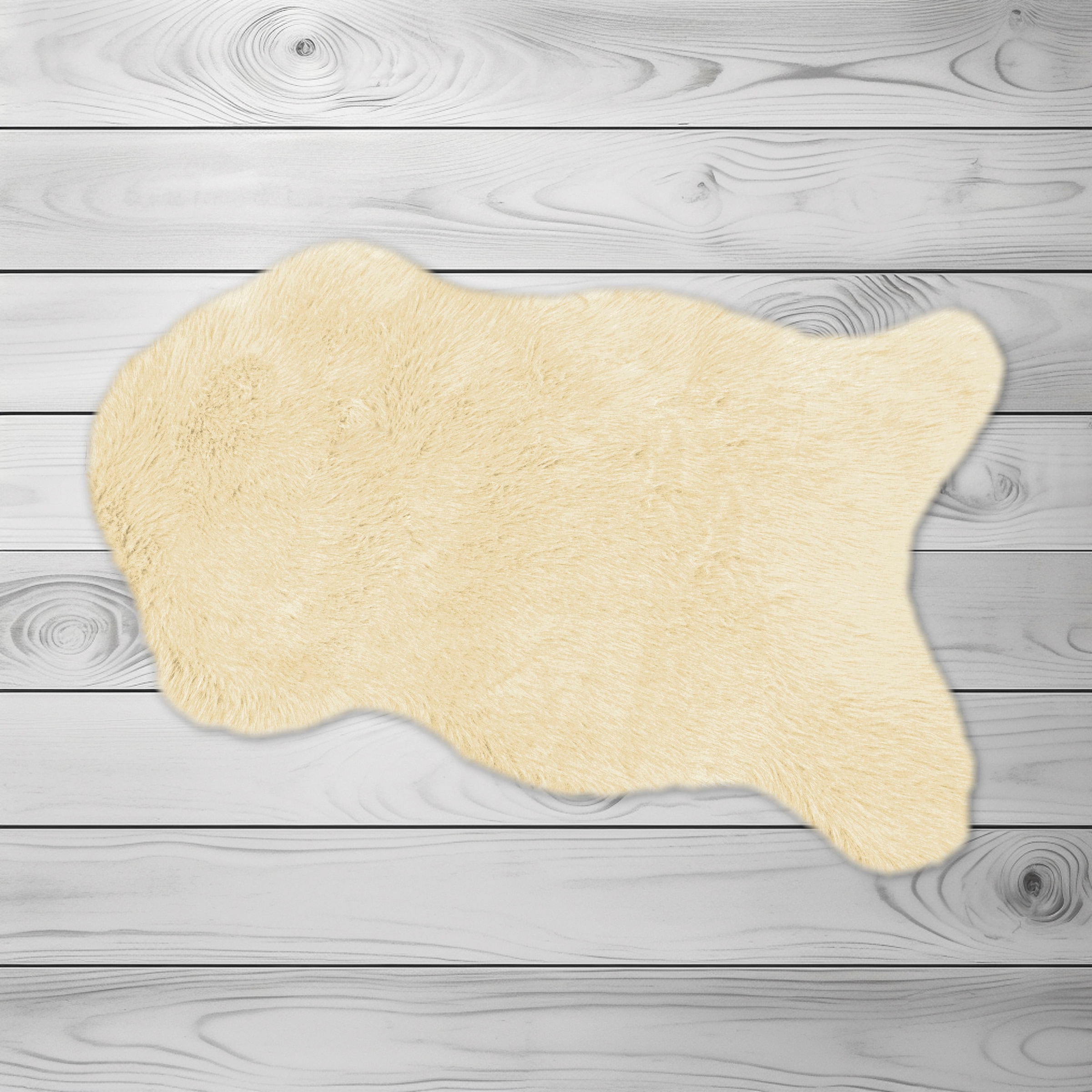 KiNZLER Fellteppich "Kunstfell" fellförmig 30 mm Höhe Uni-Farben, weich & f günstig online kaufen