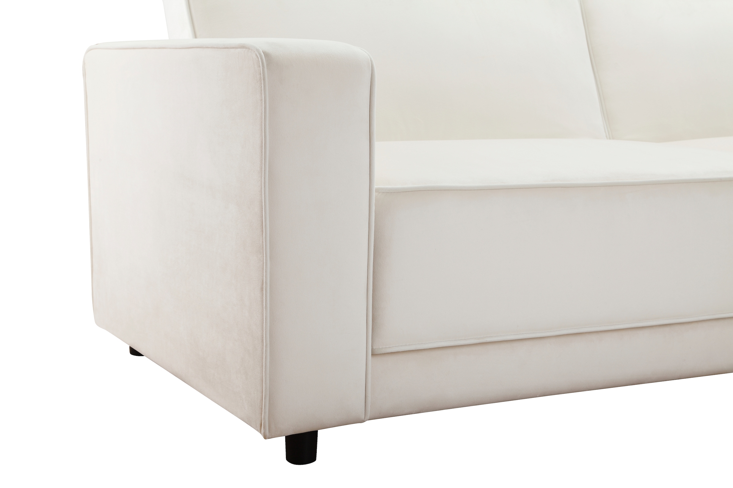 Dorel Home 3-Sitzer »Allie Schlafsofa 225 cm«, Bett-Funktion (108/190cm), trendiger Cord o. pflegeleichter Velours