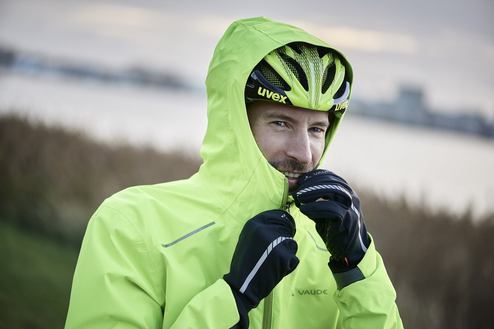 VAUDE 3-in-1-Funktionsjacke, mit Kapuze
