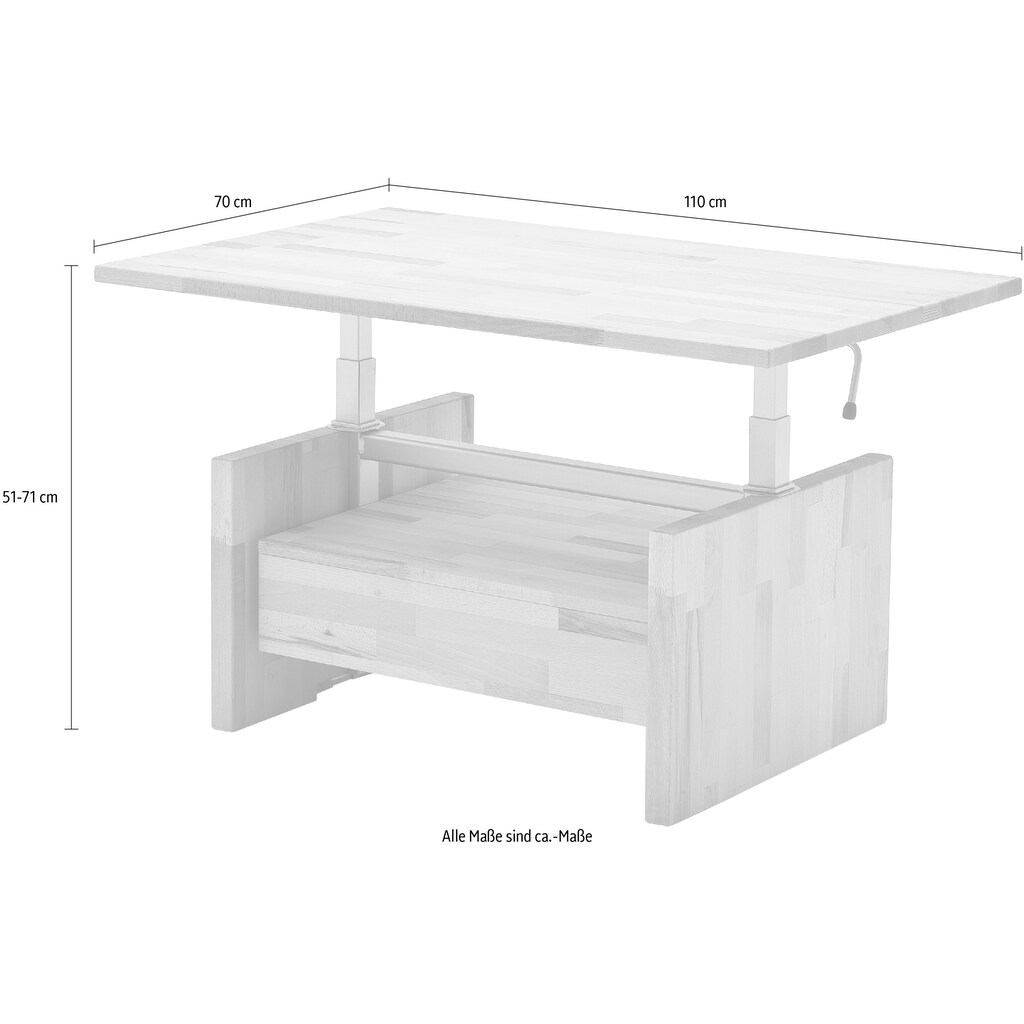 MCA furniture Couchtisch »Titus«