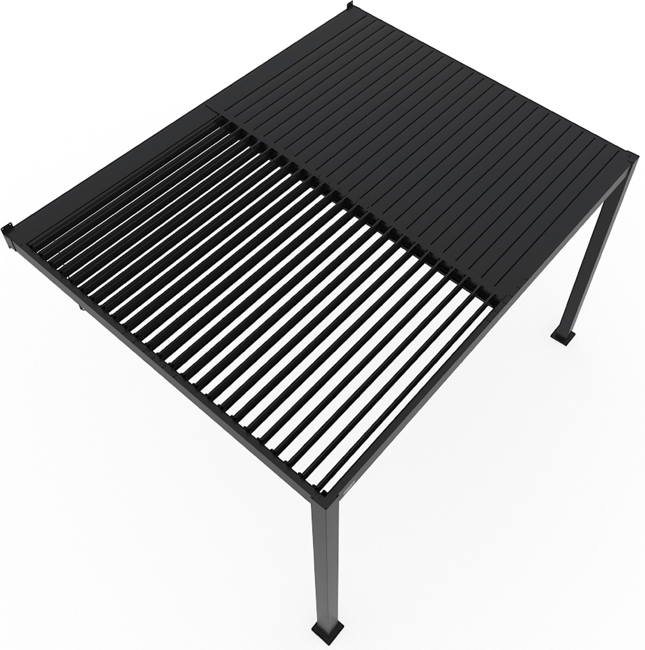 Sojag Terrassendach »Terrassenüberdachung Hana 1013 Schwarz« Mit individuell verstellbaren Lamellen