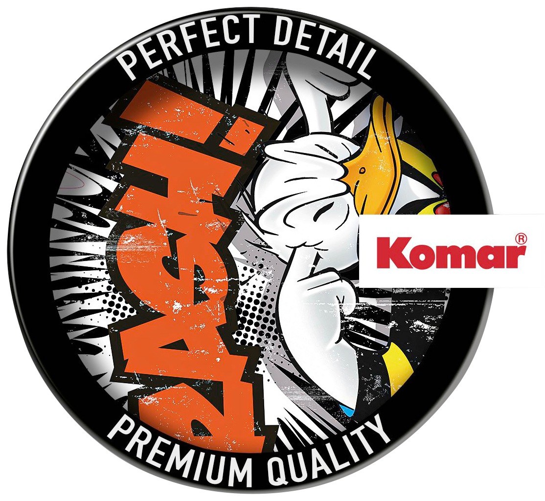 Thumbnail - Komar Vliestapete "Selbstklebende Vlies - Donald crash XXL - Größe 127 x 160 cm" bedruckt glatt Kinderzimmer