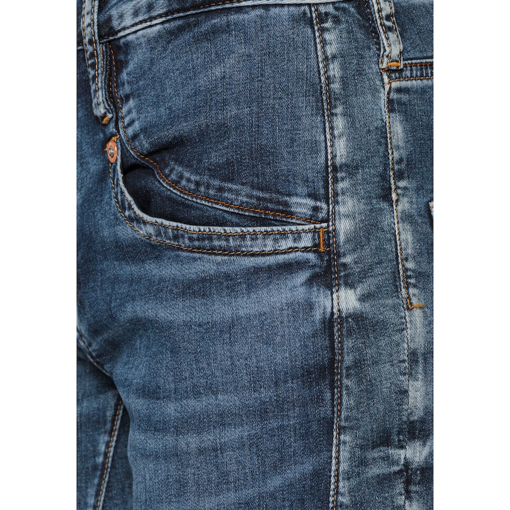 Herrlicher High-waist-Jeans »Shyra Tap Denim Stretch«