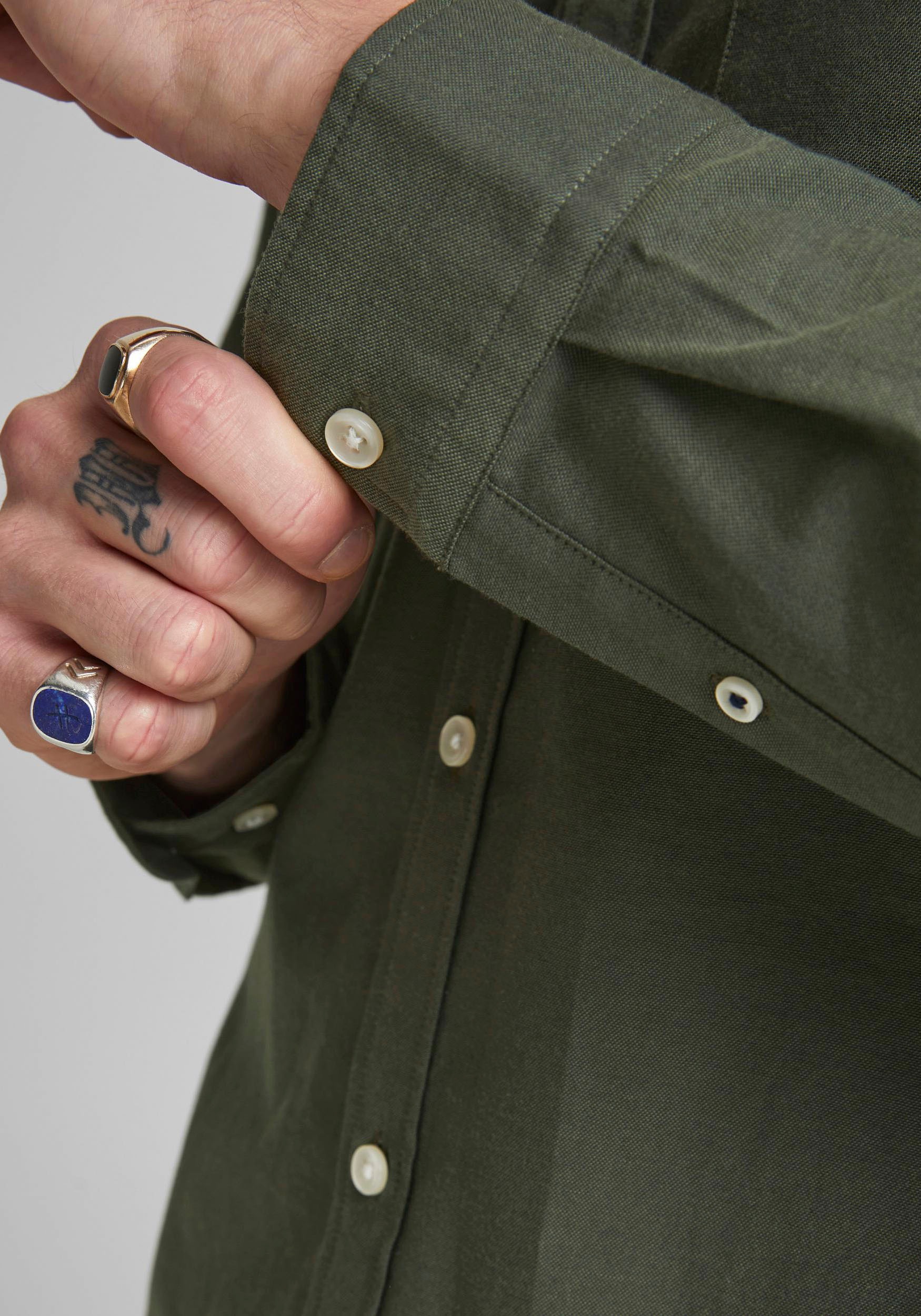 Jack & Jones Langarmhemd »OXFORD SHIRT«