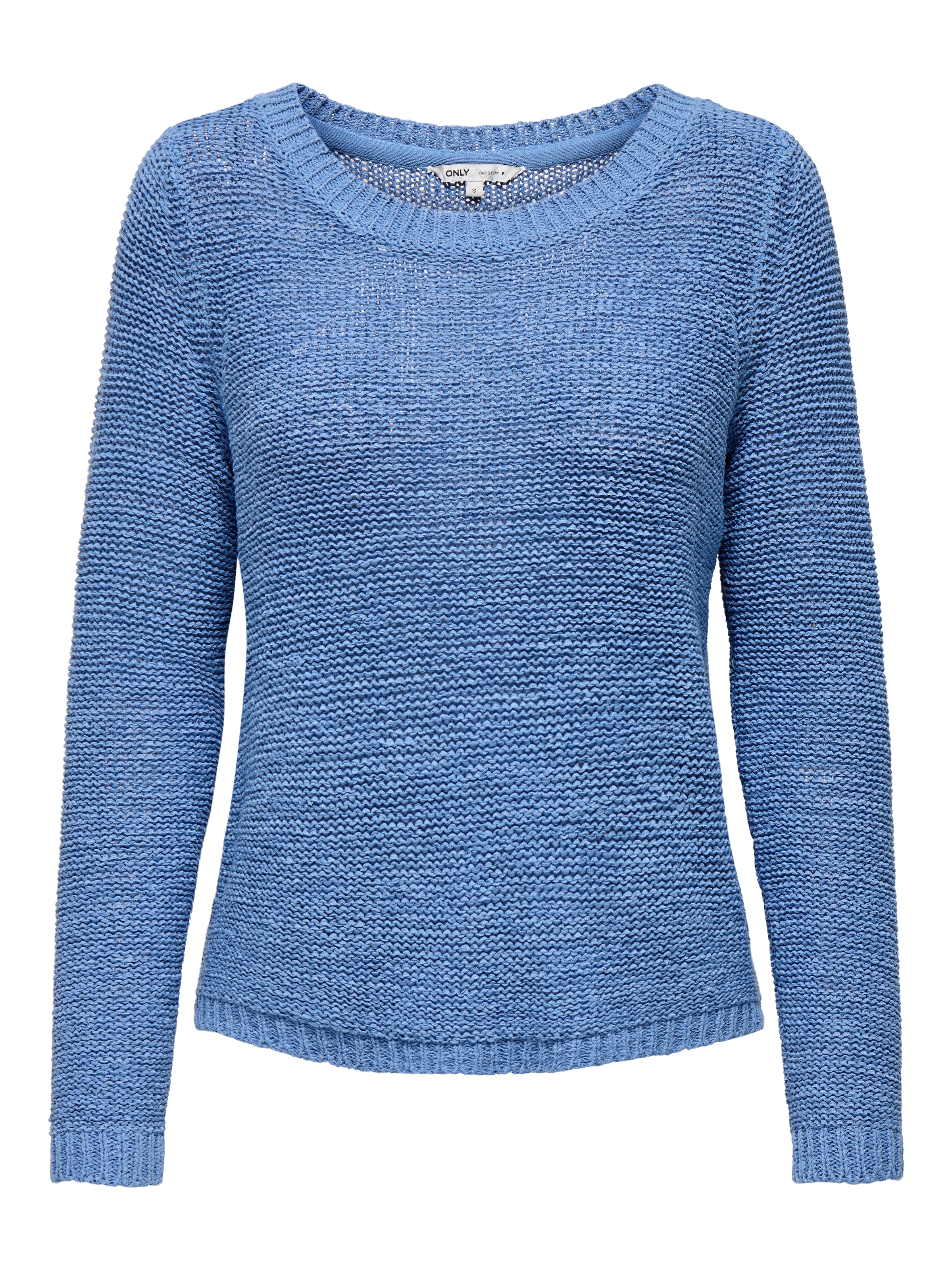 ONLY Strickpullover »ONLGEENA XO L/S PULLOVER KNT NOOS« Materialmix, regular fit