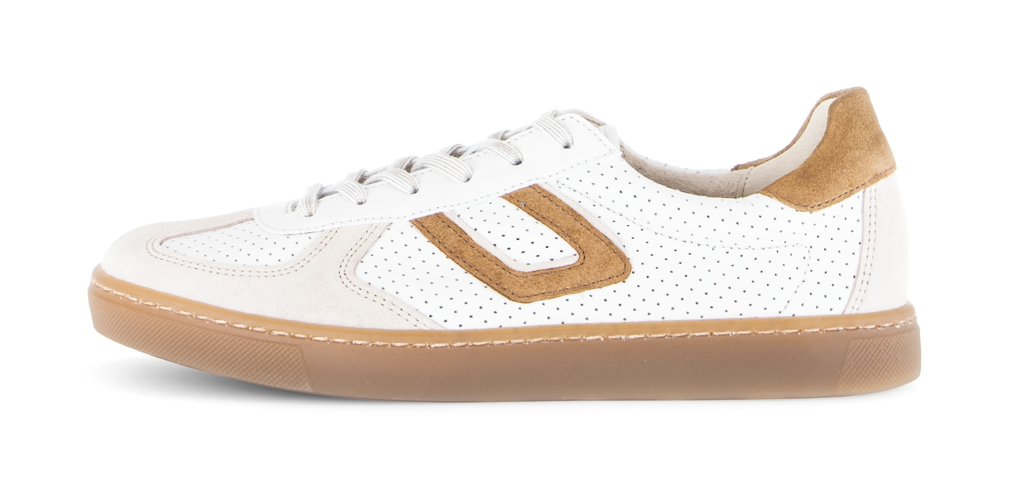 Thumbnail - Gabor Sneaker "DAVOS", Freizeitschuh, Halbschuh, Schnürschuh mit Lochmuster, Weite H