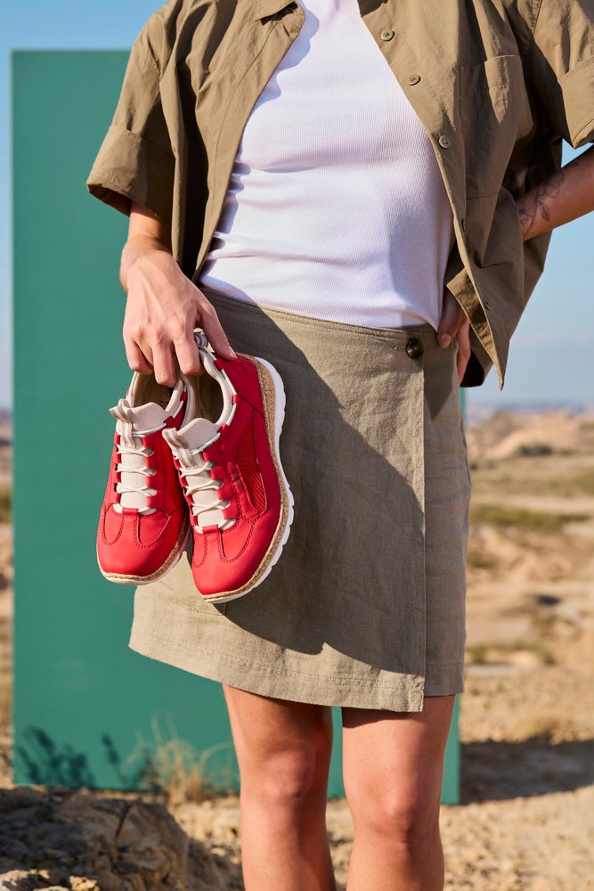 Thumbnail - Rieker Slip-On Sneaker Schlupfschuh mit Elastikeinstieg, Gummizug mit Schnellverschluss