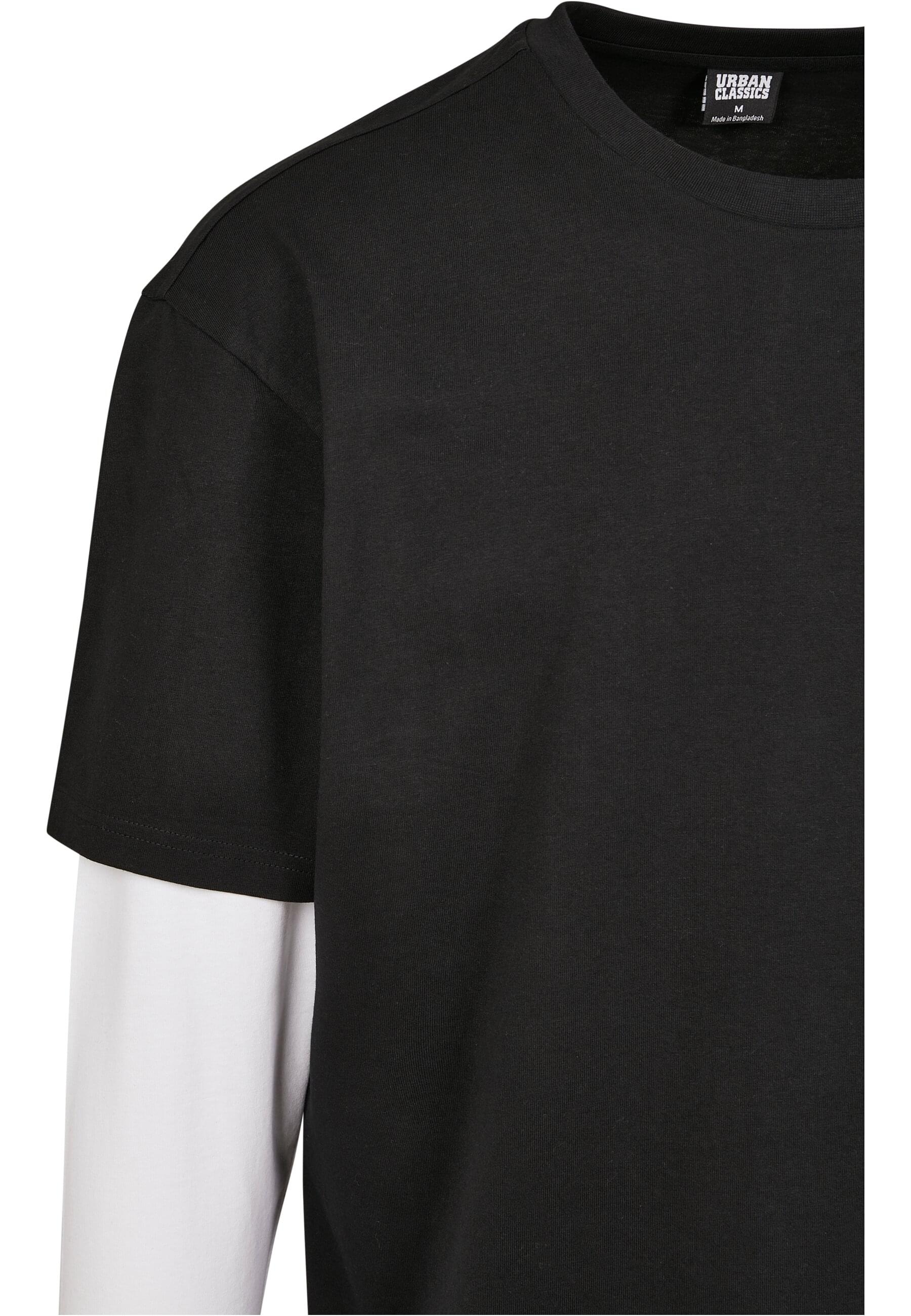 URBAN CLASSICS T-Shirt »Urban Classics Herren Oversized Shaped Double Layer LS Tee«