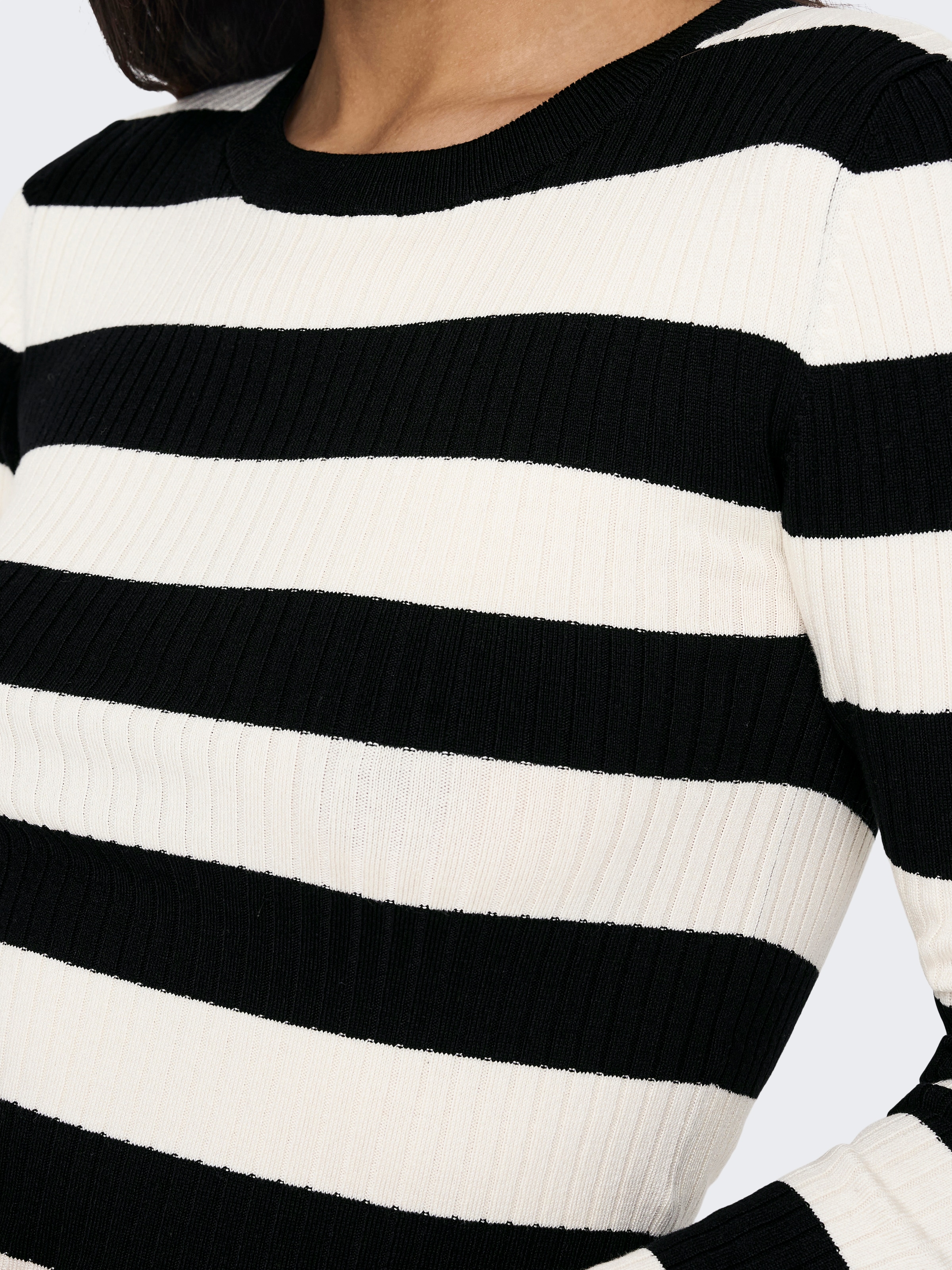 JDY Rundhalspullover »JDYPLUM L/S O-NECK PULLOVER KNT NOOS«
