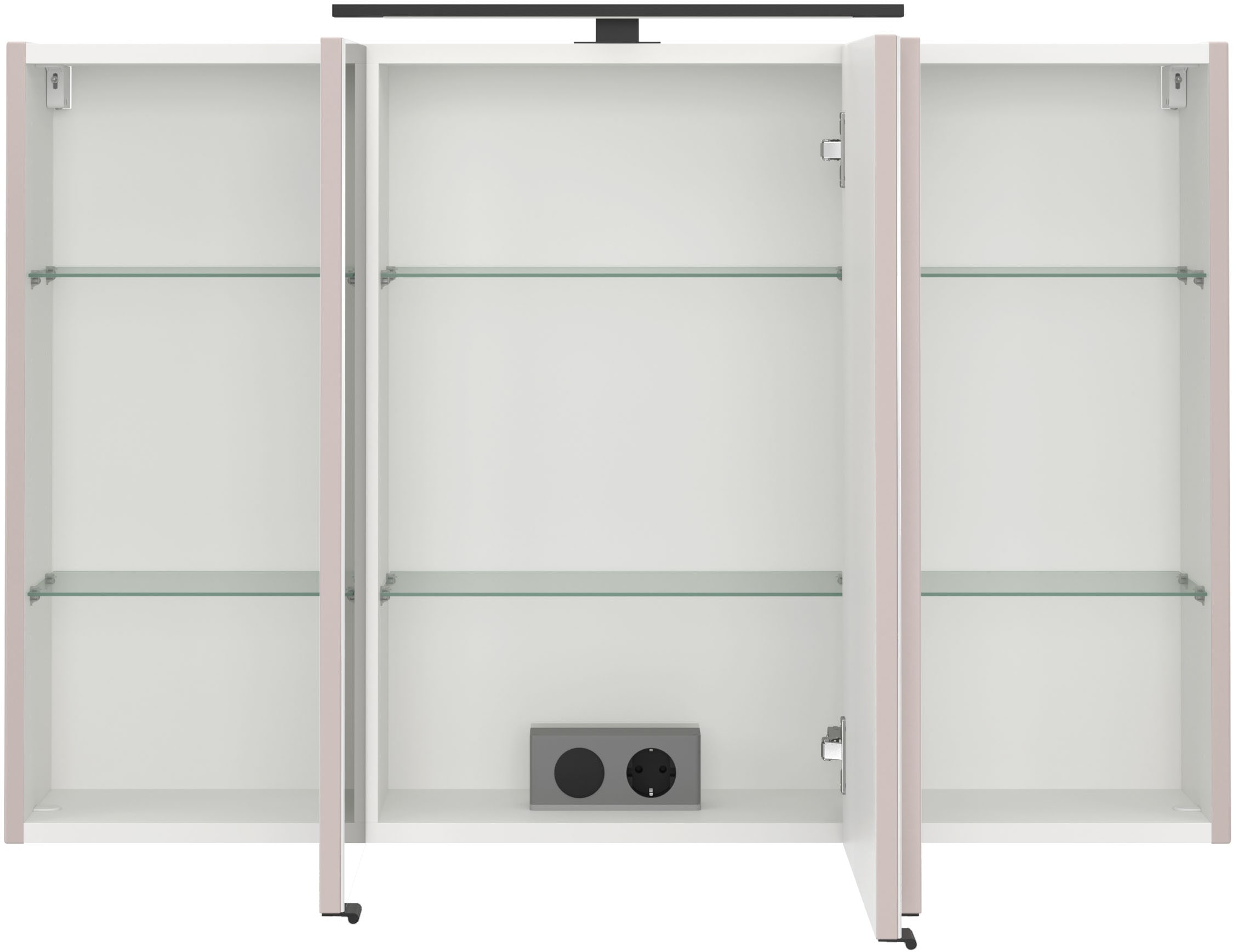 welltime Badmöbel-Set »SALVADA, 2tlg-Set, gedämpfte Scharniere, Softclose, Keramikbecken« Maße (B/T/H): 100/47,5/200 cm, 