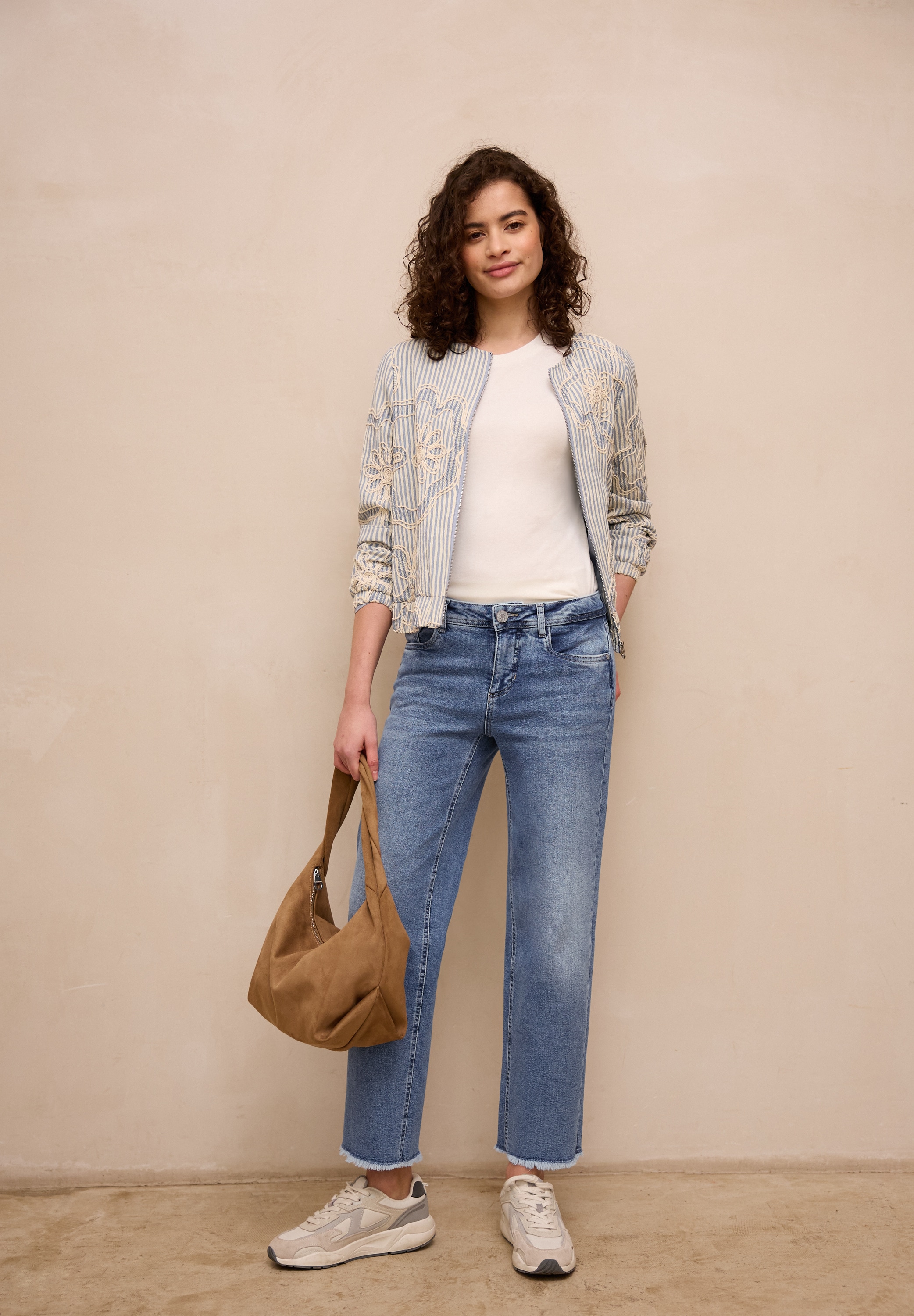 STREET ONE STUDIO Comfort-fit-Jeans Middle Waist