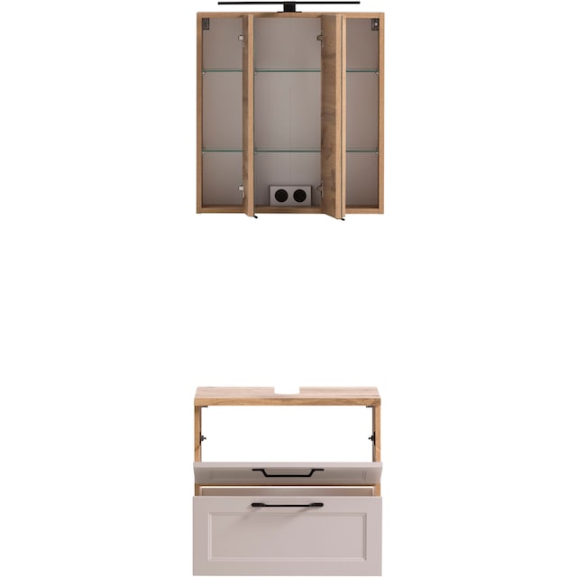 HELD MÖBEL Badmöbel-Set »Lana«, (Komplett-Set), Badezimmer-Set, 2-teilig, 60  cm breit bestellen | BAUR