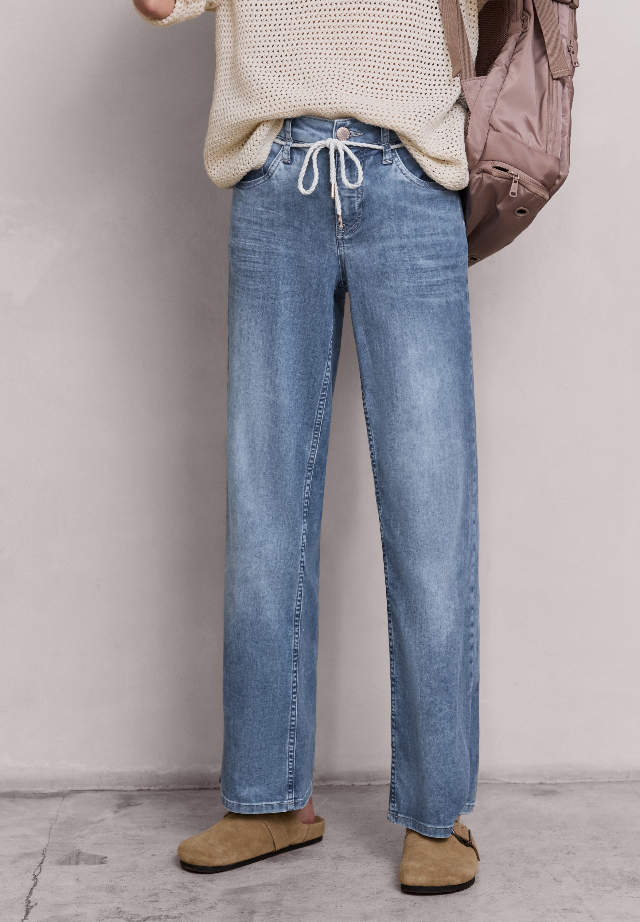 STREET ONE STUDIO Loose-fit-Jeans Middle Waist