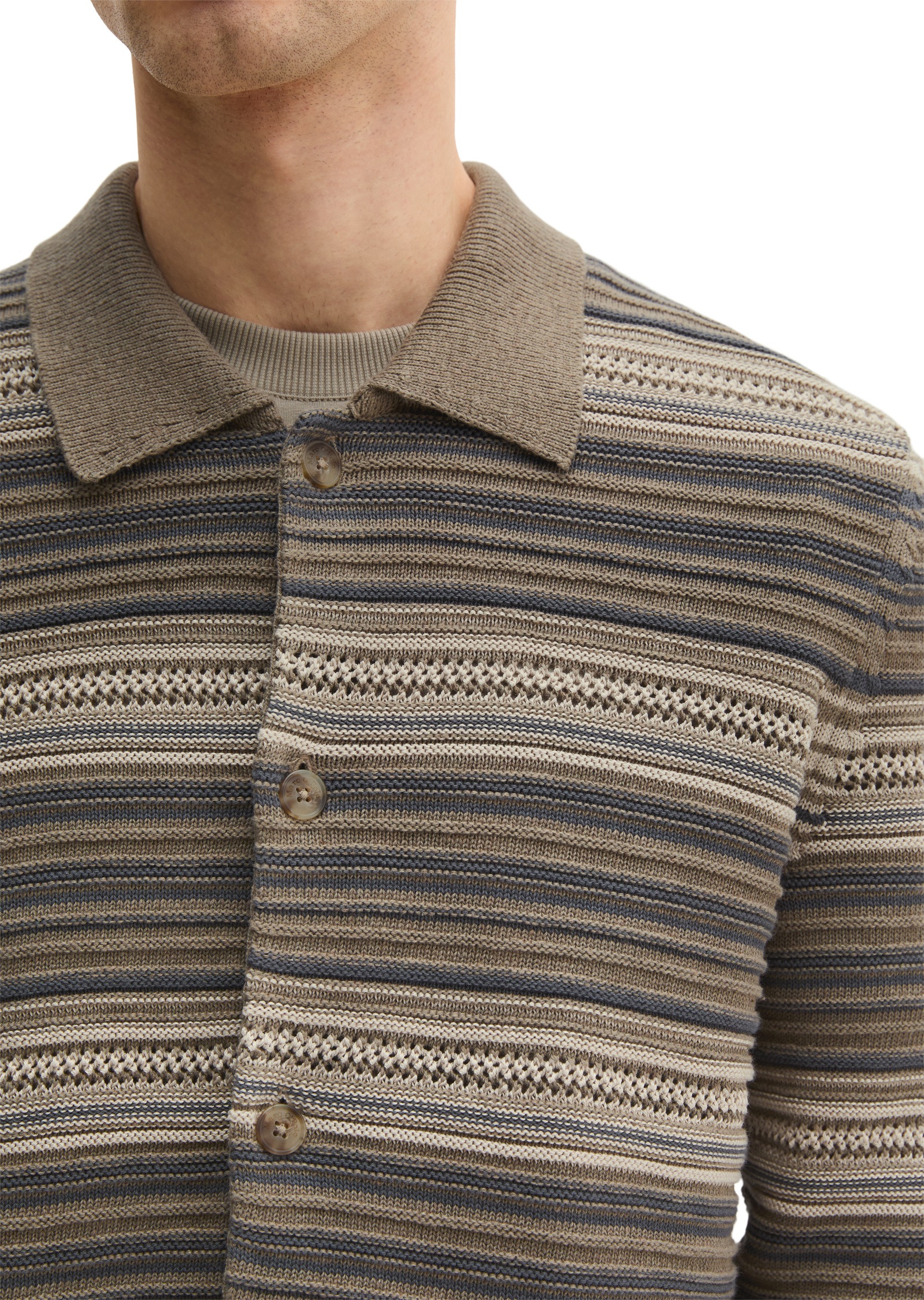 Marc O'Polo Cardigan »aus Bio-Baumwolle und Leinen«