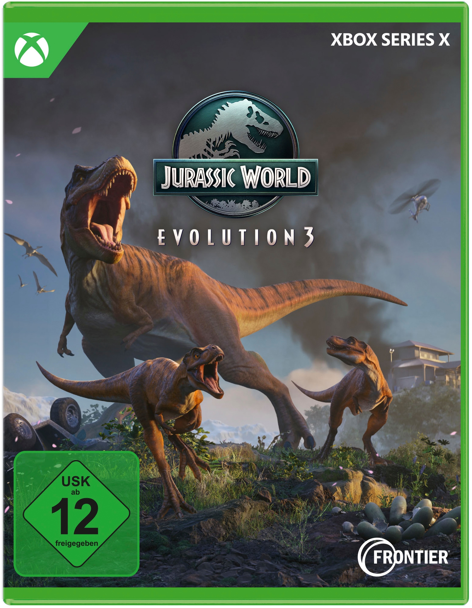 FIRESHINE GAMES Spielesoftware "Jurassic World Evolution 3", Xbox Series X, transparent, Spielesoftware