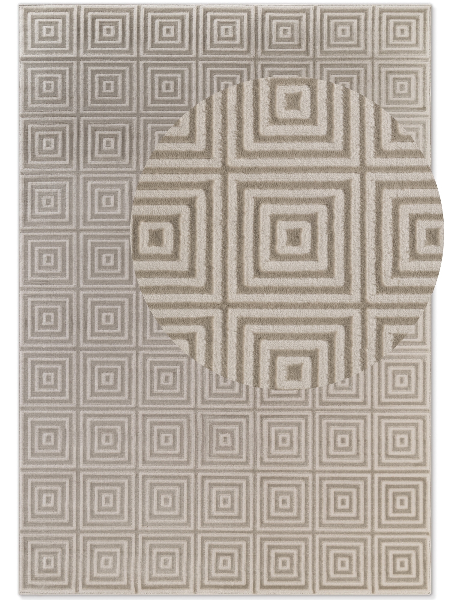 ELLE DECORATION Designteppich »Tourmaline«, rechteckig, 9 mm Höhe, Wohnzimmer, Schlafzimmer, Läufer, Hoch-Tief Effekt, Flur, Glanz