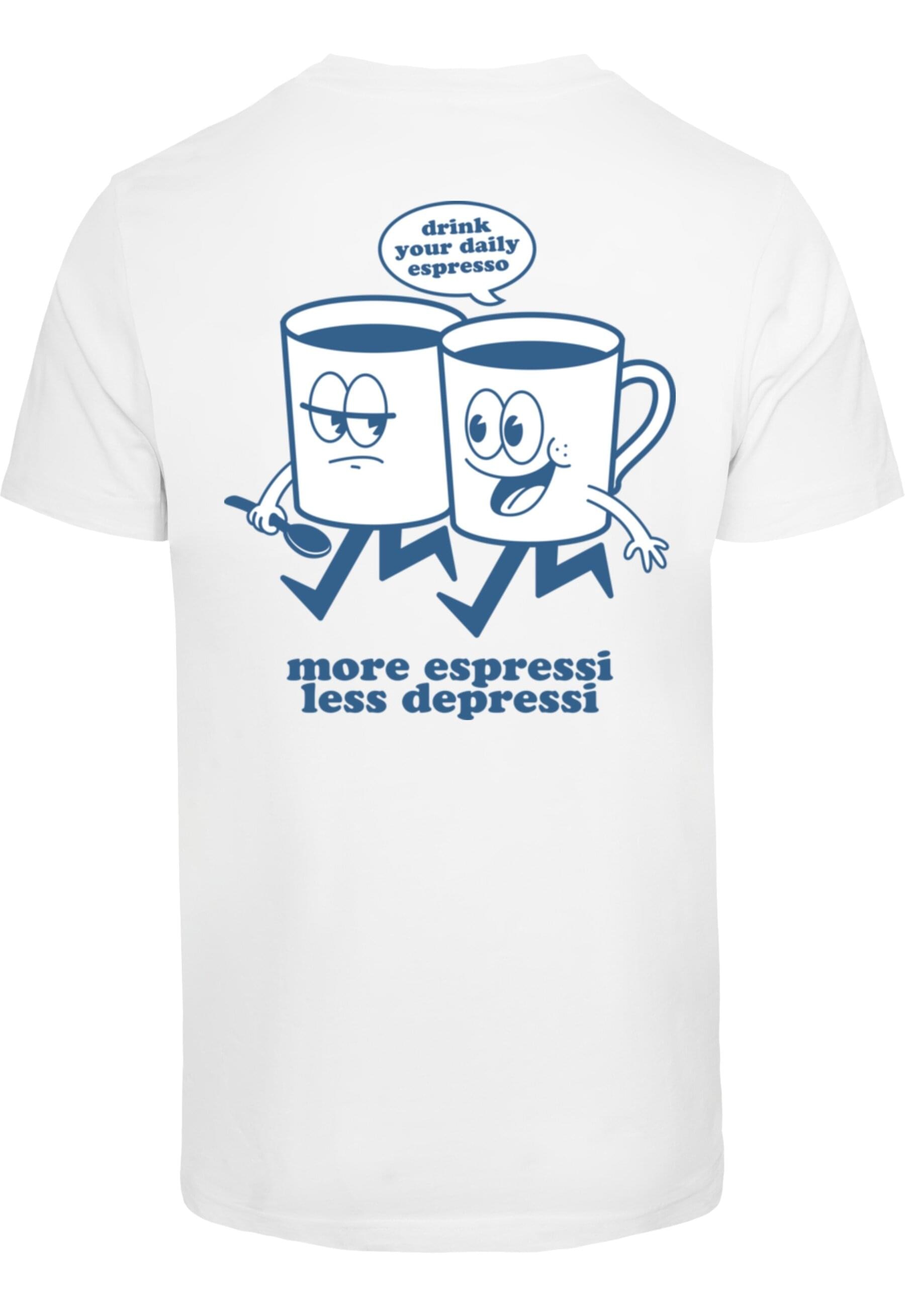 MisterTee T-Shirt "MisterTee More Espressi Tee" 1 Stk. tlg. günstig online kaufen