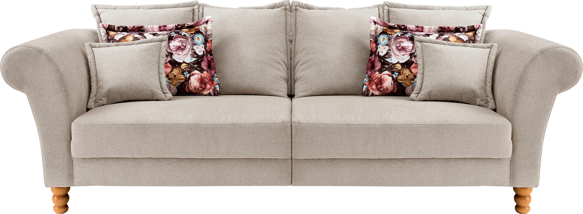 Home affaire "Tassilo Mega Sofa mit viel Platz, bequem durch Kaltschaum im günstig online kaufen