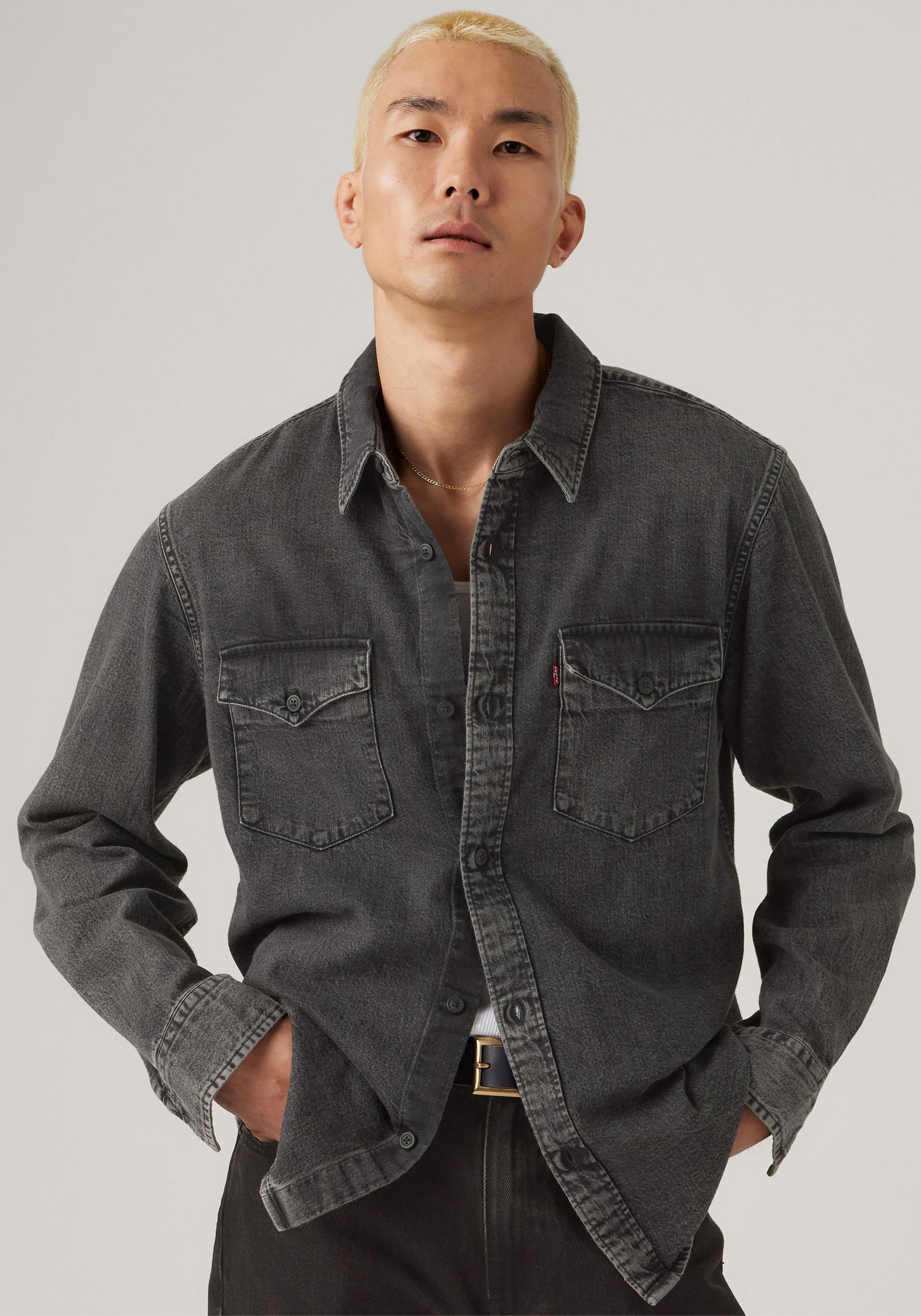 Levis Jeanshemd "RELAXED FIT WESTERN", im Western-Stil günstig online kaufen
