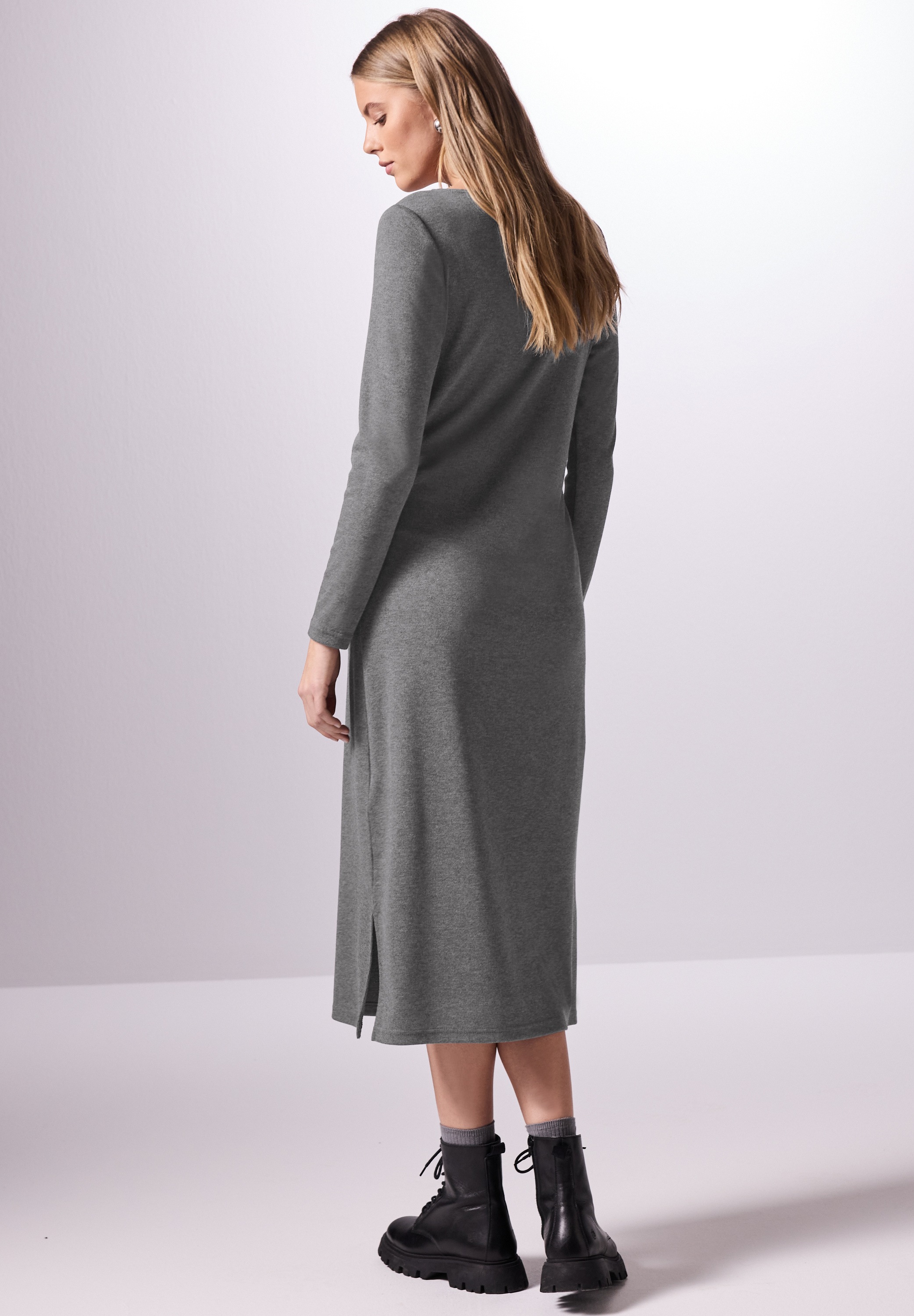 STREET ONE STUDIO Midikleid, in Unifarbe