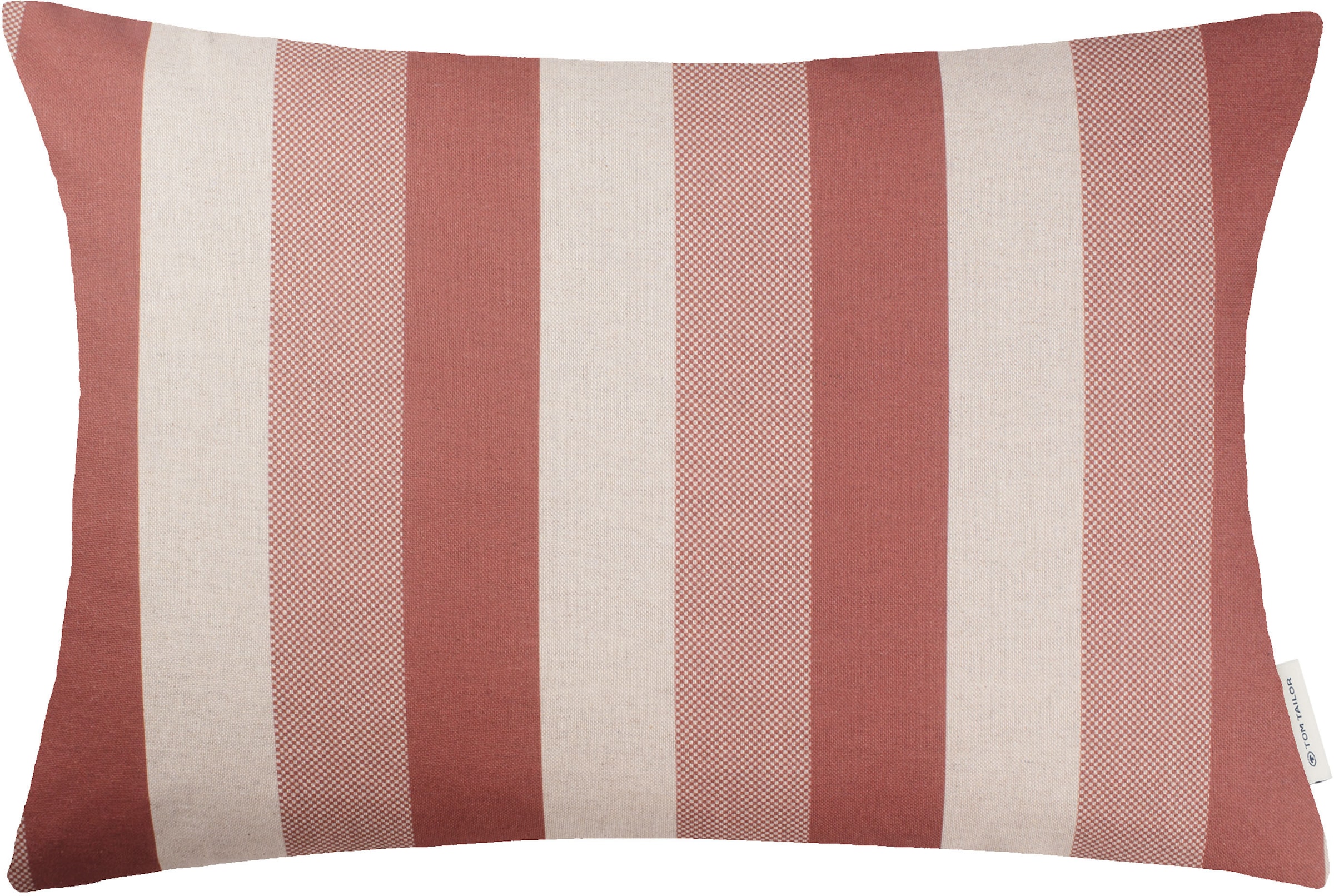 TOM TAILOR HOME Dekokissen "Checked Stripe"