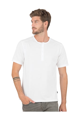 Trigema T-Shirt, mit Knopfleiste DELUXE Baumwolle kaufen