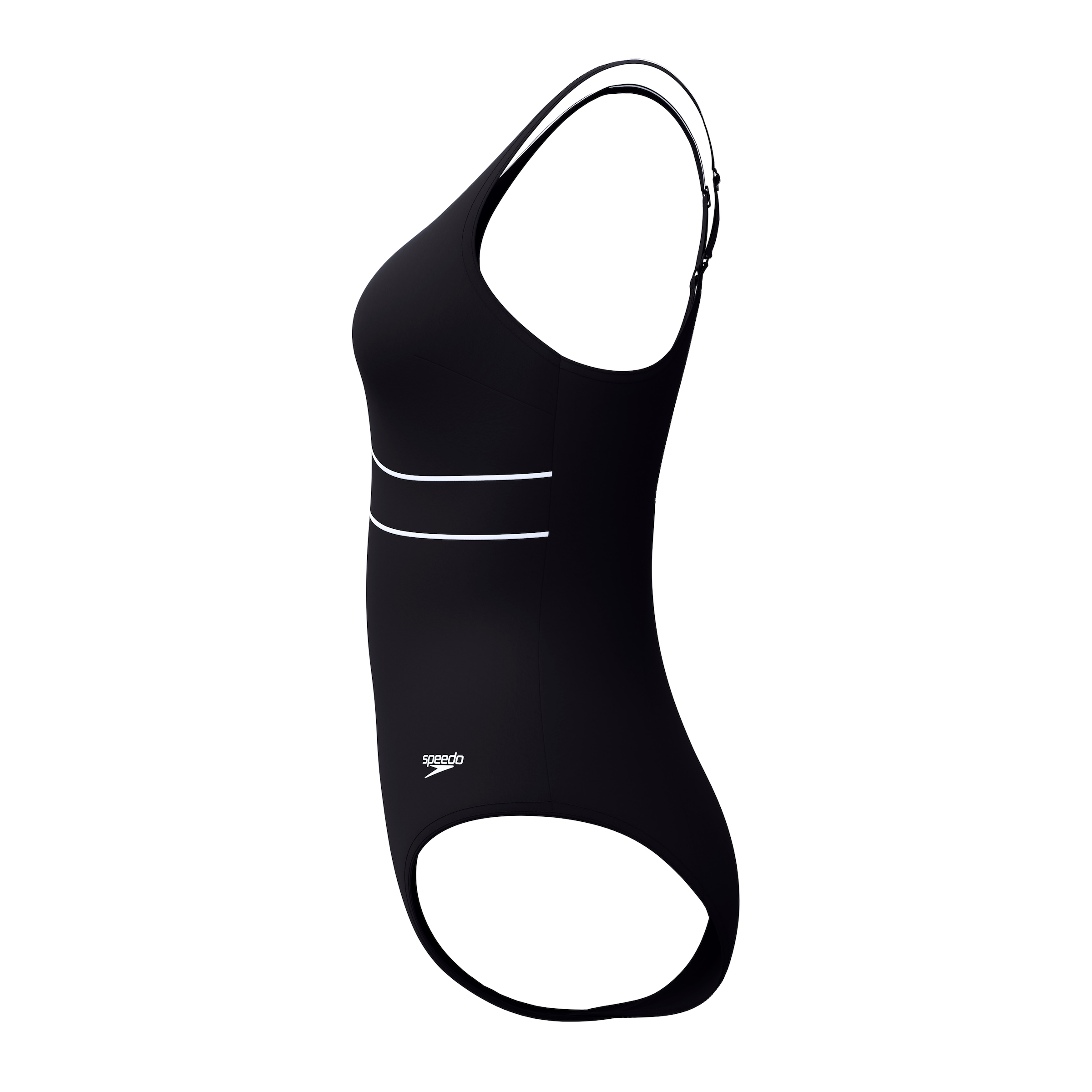 Speedo Badeanzug »WOMENS SHAPING CONTOURECLIPSE« formgebender Stoff, mittlere Brustunterstützung, schnell trocknend