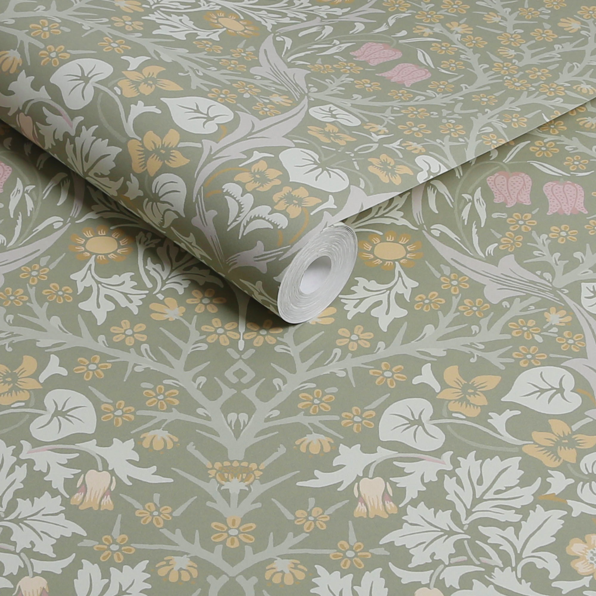 WILLIAM MORRIS AT HOME Vliestapete »Blackthorn« Retro glatt Designer Tapete, 10mx52cm (ca. 5m2)