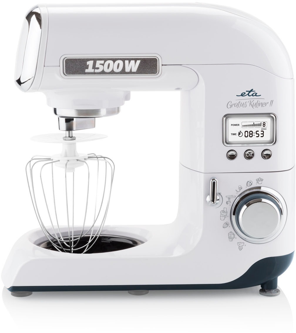 eta Küchenmaschine »ETA003890020 Gratus Kuliner II«, mit Metall-Gehäuse, mit LCD Display und sehr viel Zubehör