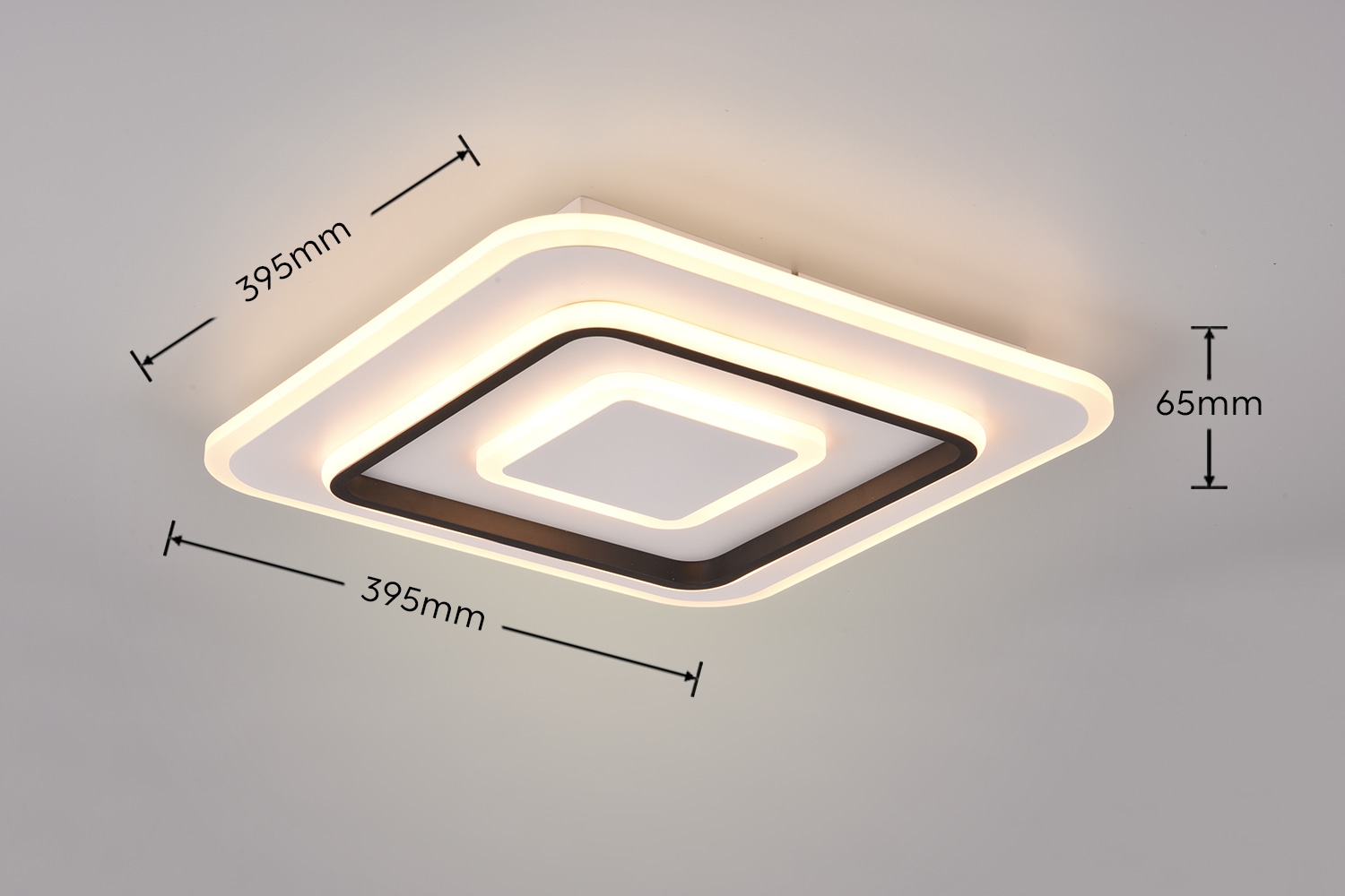 REALITY Leuchten LED Deckenleuchte »JORA, Deckenlampe Schlafzimmer mit Sleep Timer, Nachtlicht, dimmbar,«, 1 flammig, Leuchtmittel LED-Board | LED fest integriert, Lichtfarbe einstellbar CCT, Memoryfunktion, inkl Fernbedienung