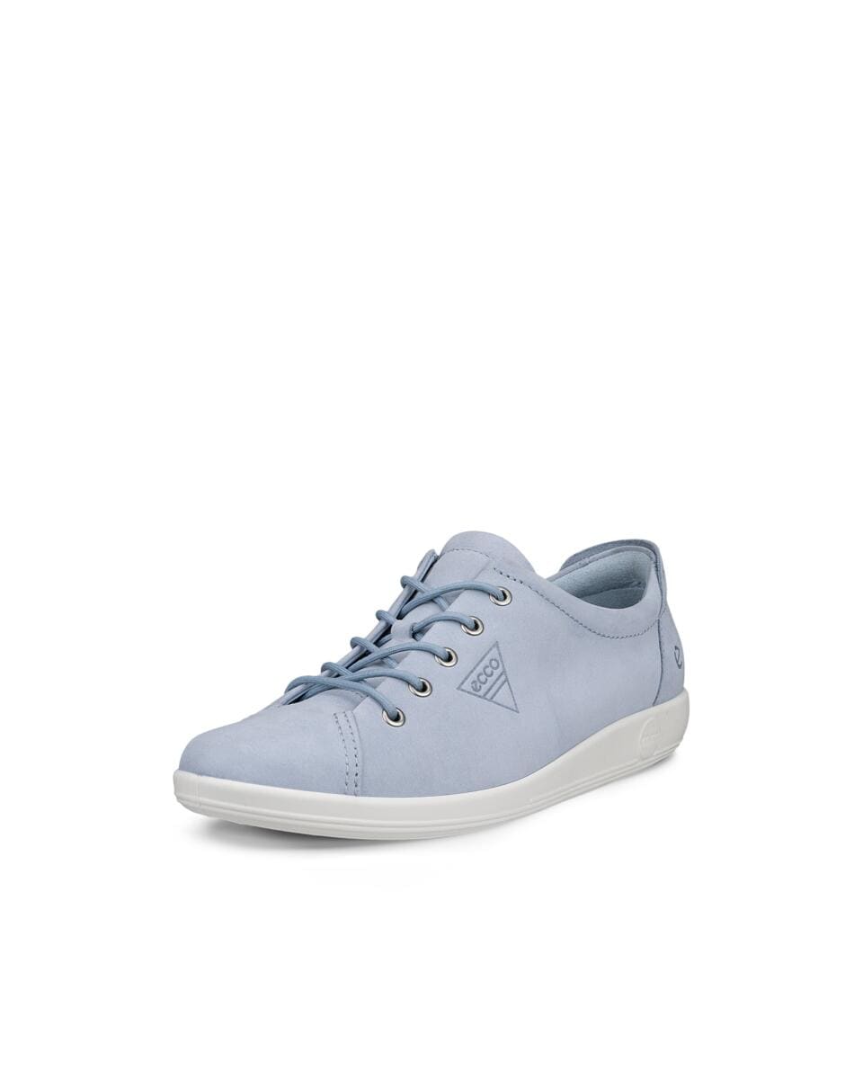 Ecco Schnürschuh »Ecco Soft 2.0«, Freizeitschuh, Halbschuh, Schnürschuh mit dezenter Logo Prägung