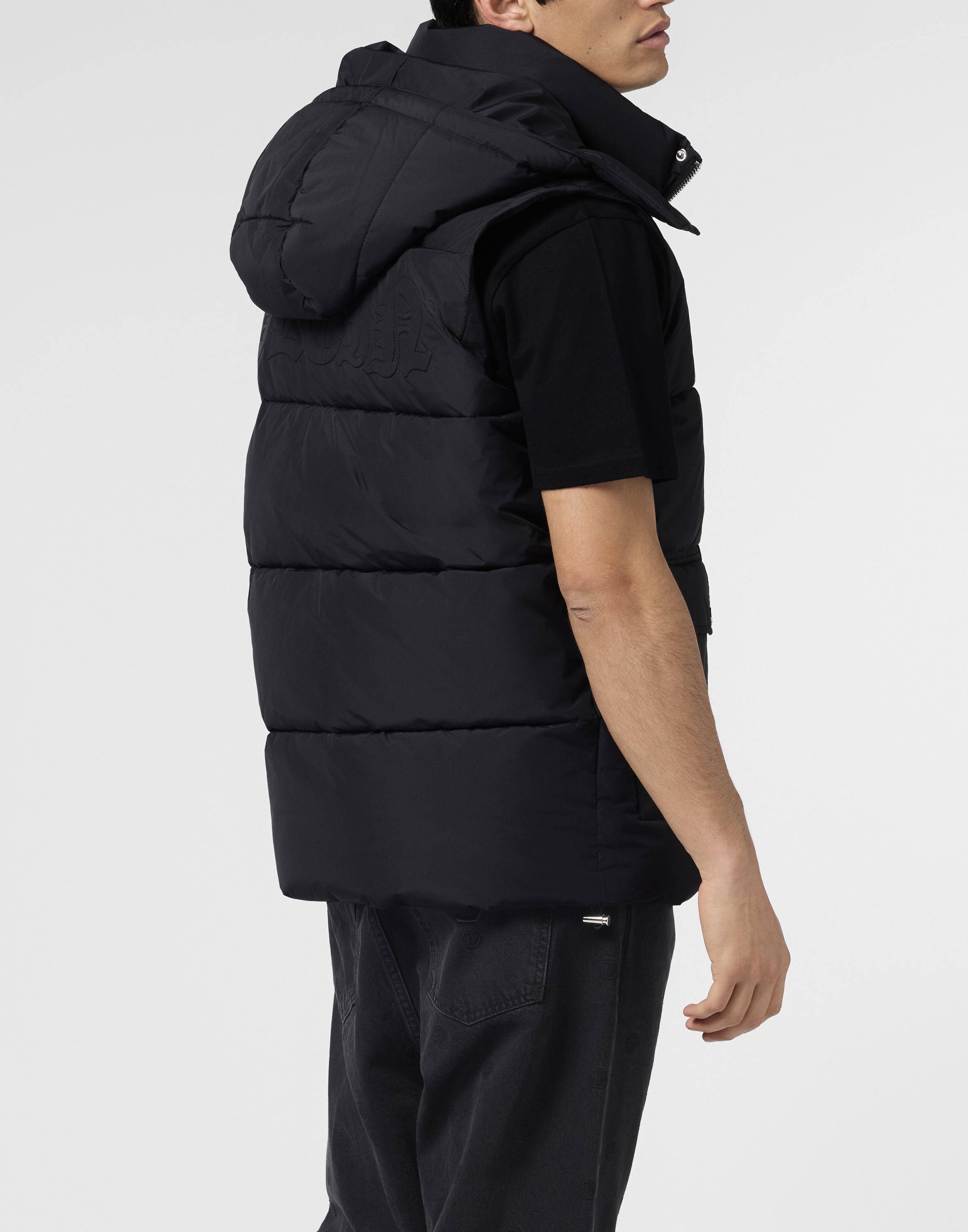 PHILIPP PLEIN Steppjacke »Nylon Puffer Vest Gothic Plein«