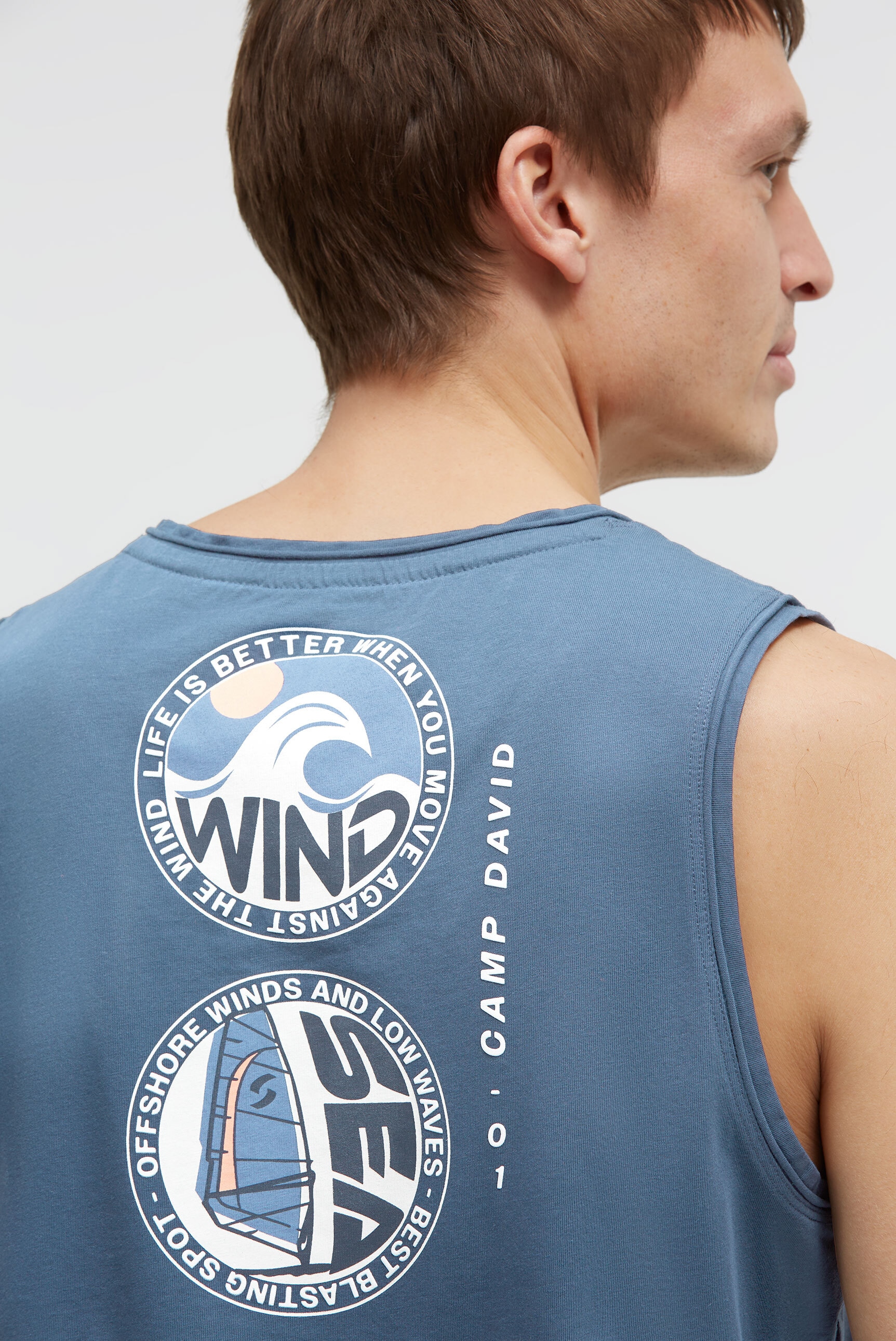 CAMP DAVID Tanktop aus Baumwolle