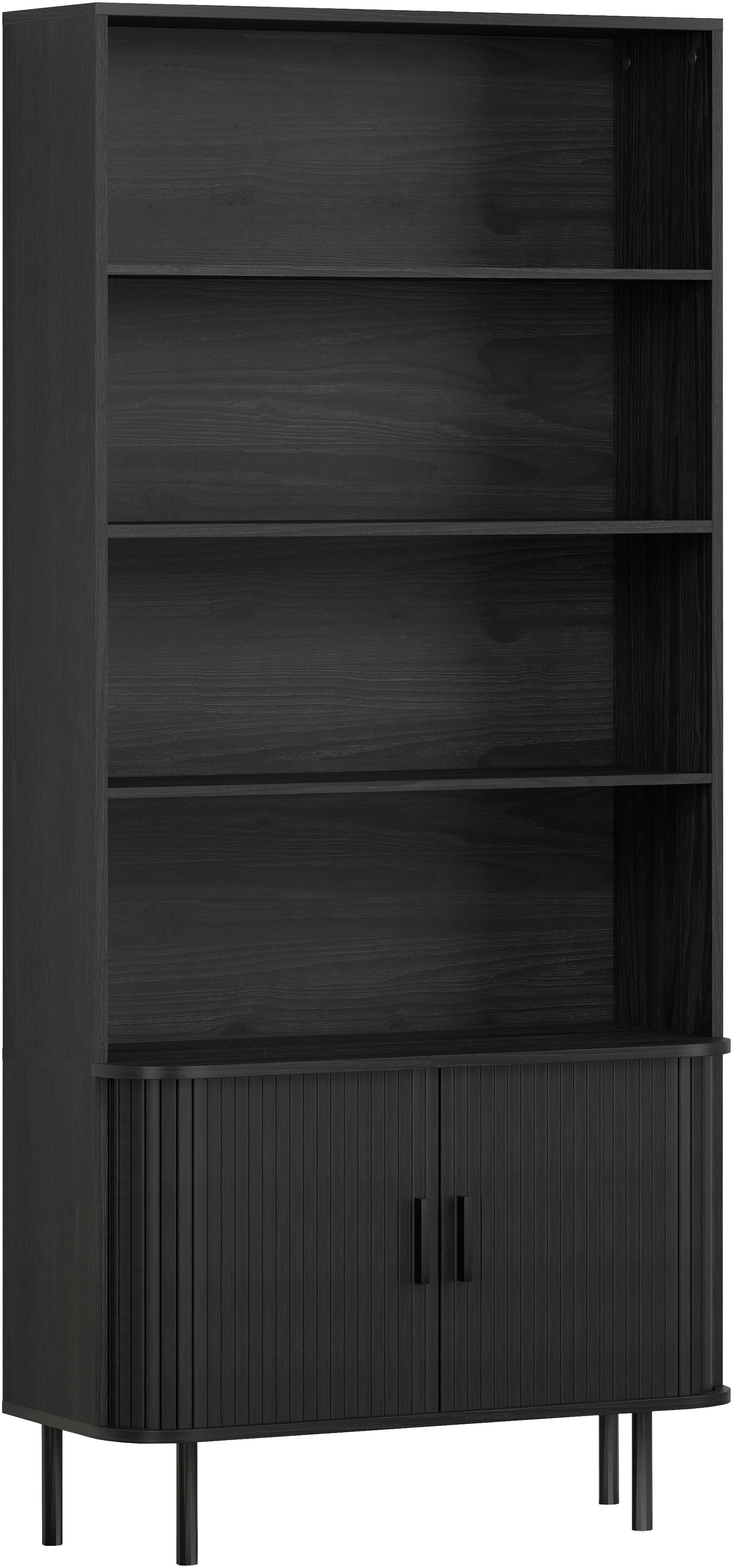 INOSIGN Bücherregal »Ronda«, (1 St.), Standregal mit Schiebetüren - Maße (B/T/H) 80/40/172 cm
