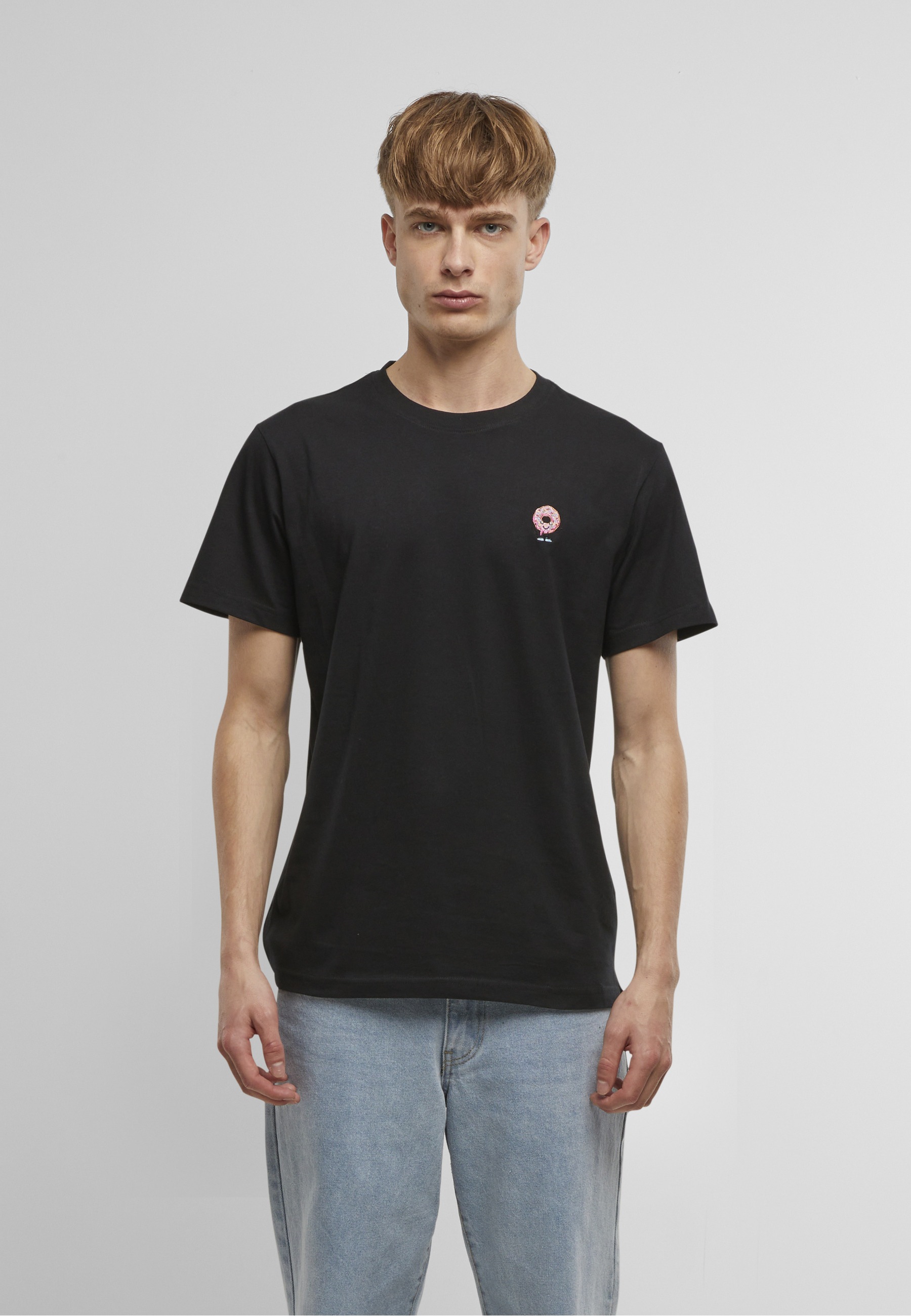 MisterTee T-Shirt »MisterTee Herren Donut Tee EMB« 1 Stk.