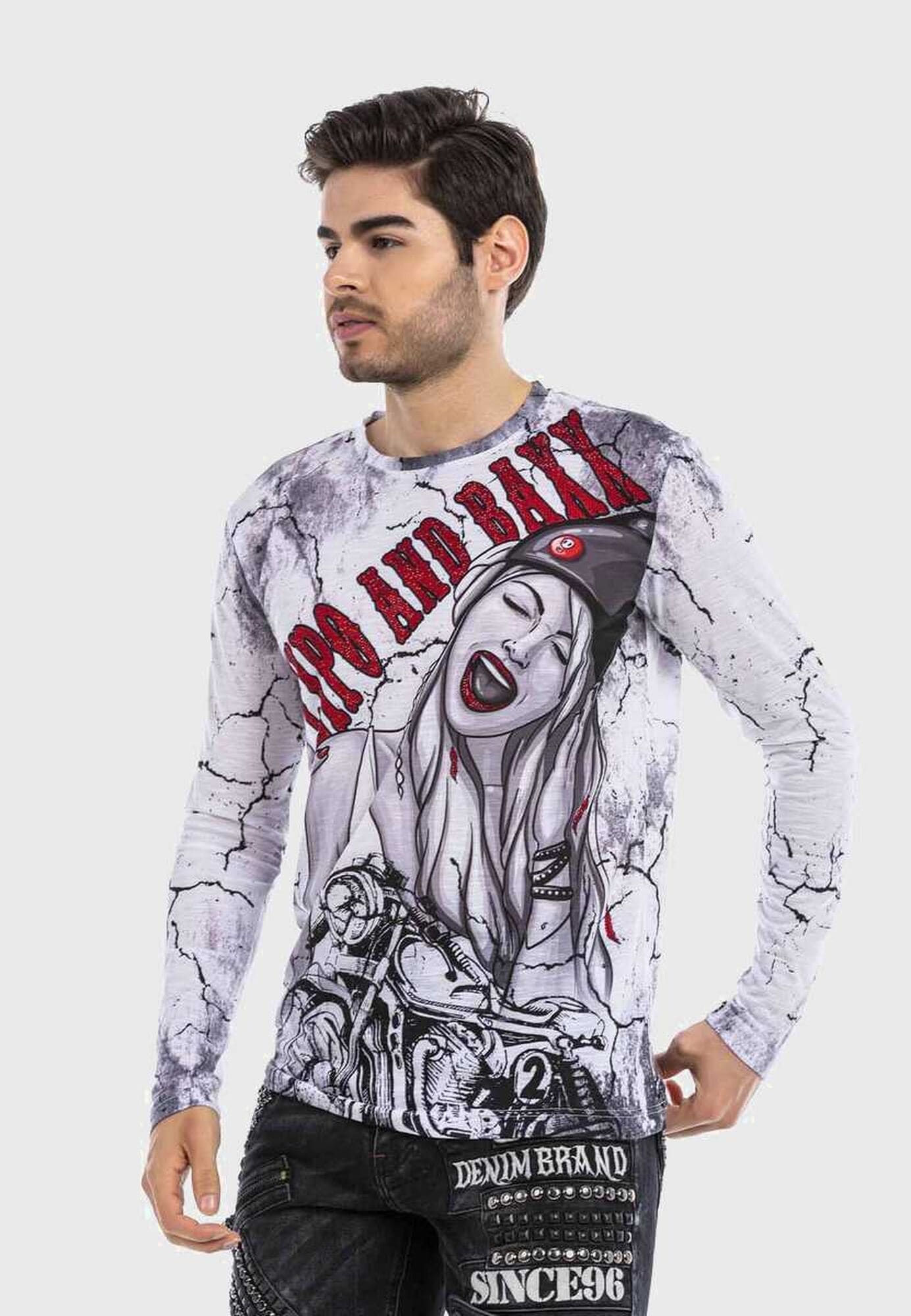 Cipo & Baxx Sweatshirt "Cipo & Baxx Sweatshirts", mit coolem Print