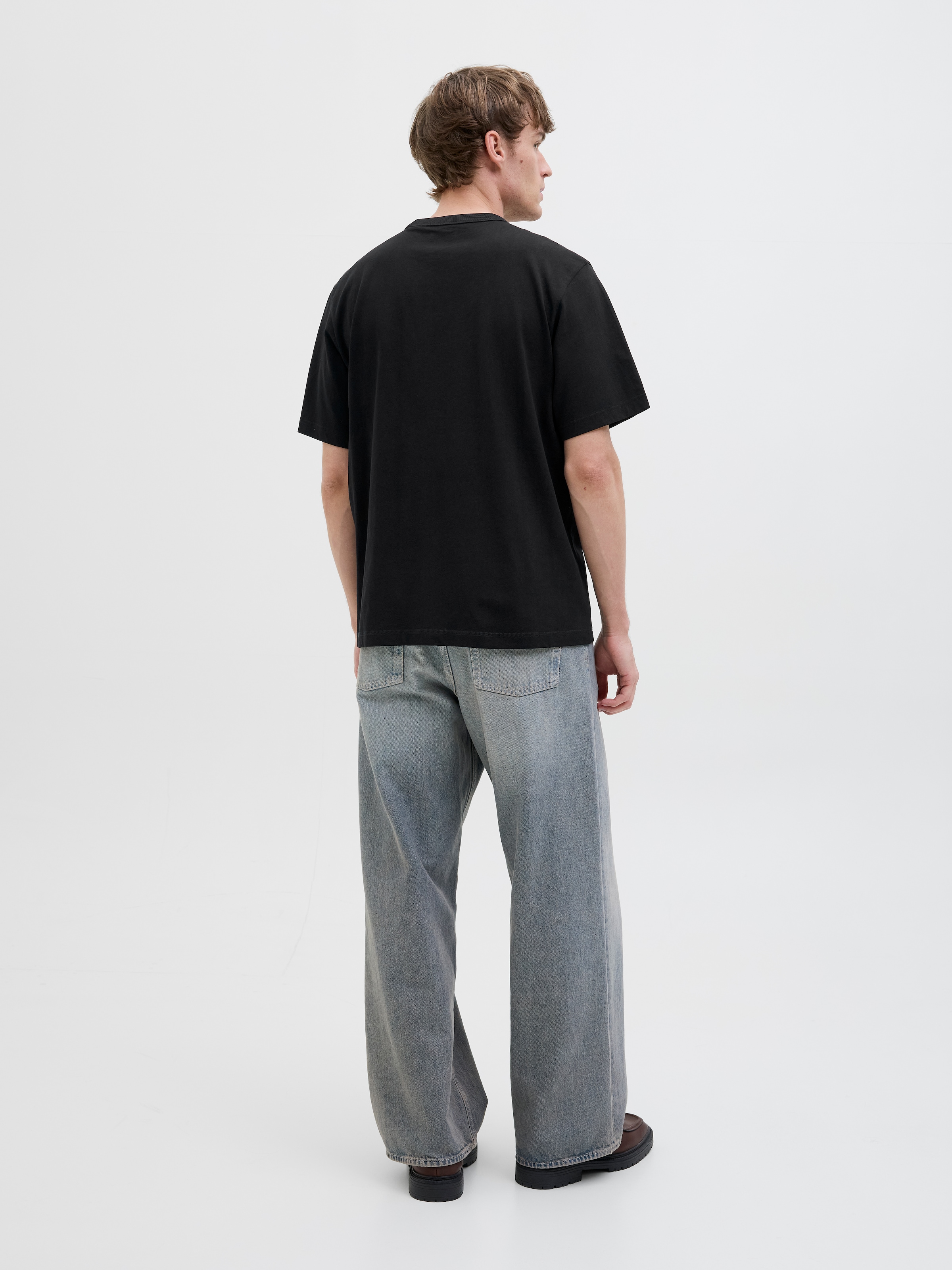 Jack & Jones Rundhalsshirt »JJEDOVER TEE SS CREW NECK«