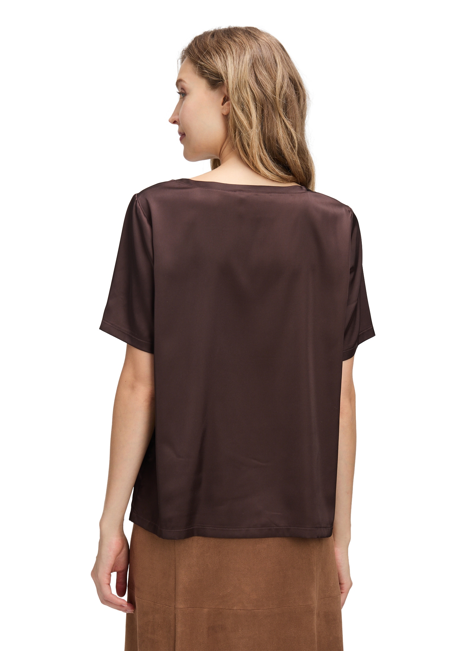 Betty Barclay Schlupfbluse »Betty Barclay Damen Schlupfbluse mit Rundhalsausschnitt«