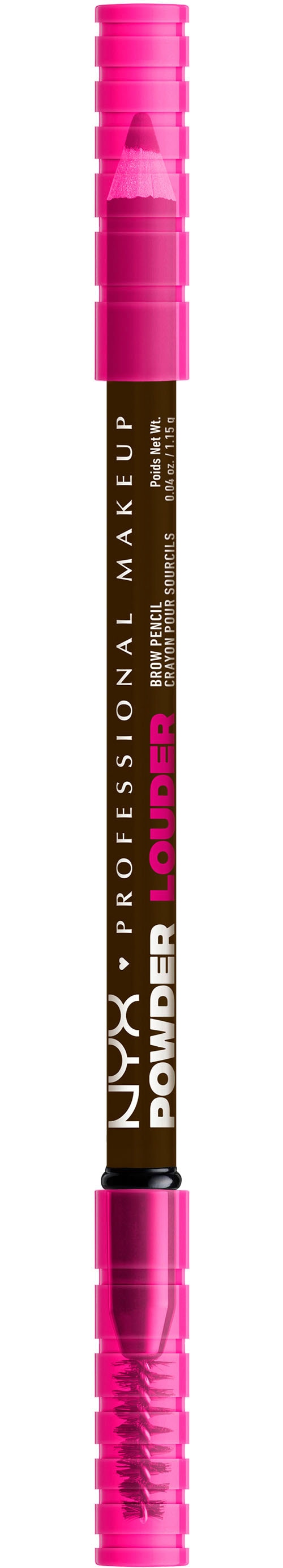 NYX Augenbrauenpflege »Makeup Powder Louder Brow Pencil«, mit Mikrofiber