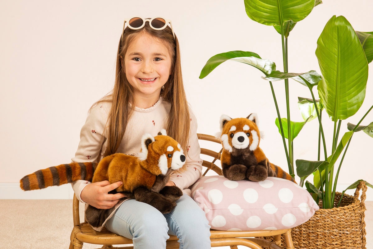 Teddy Hermann® Kuscheltier »Roter Panda, 30 cm«, zum Teil aus recyceltem Material