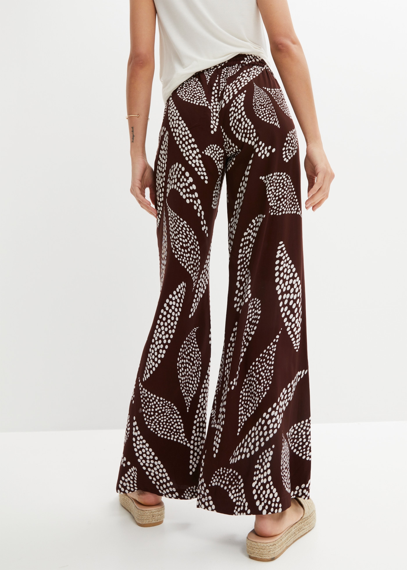 bonprix Marlene-Hose  aus Viskose, loose fit, mit Schnürung, in vielen Größen erhältlich