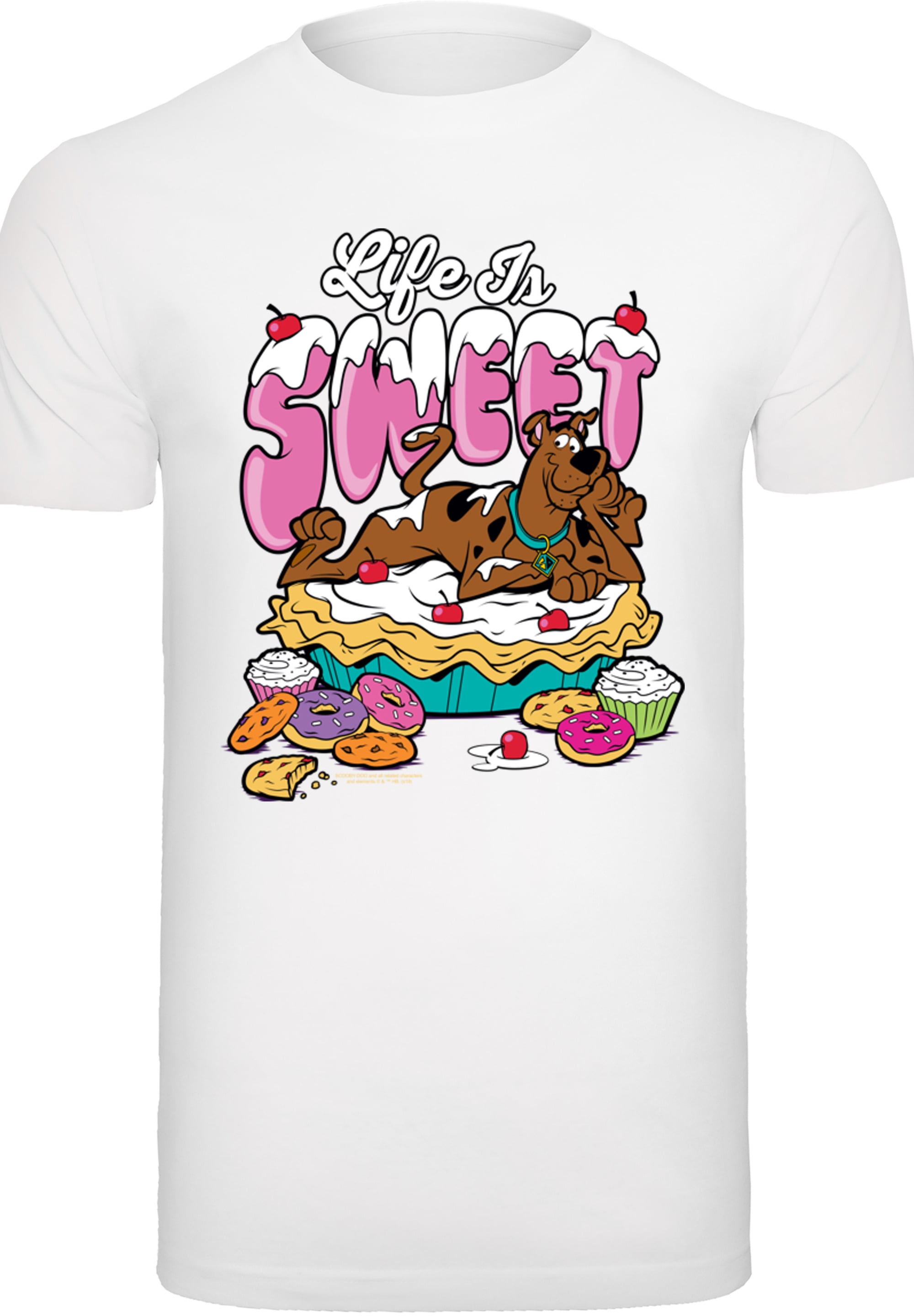 F4NT4STIC T-Shirt »Scooby Doo Life Is Sweet«, Herren,Premium Merch,Regular-Fit,Basic,Bedruckt