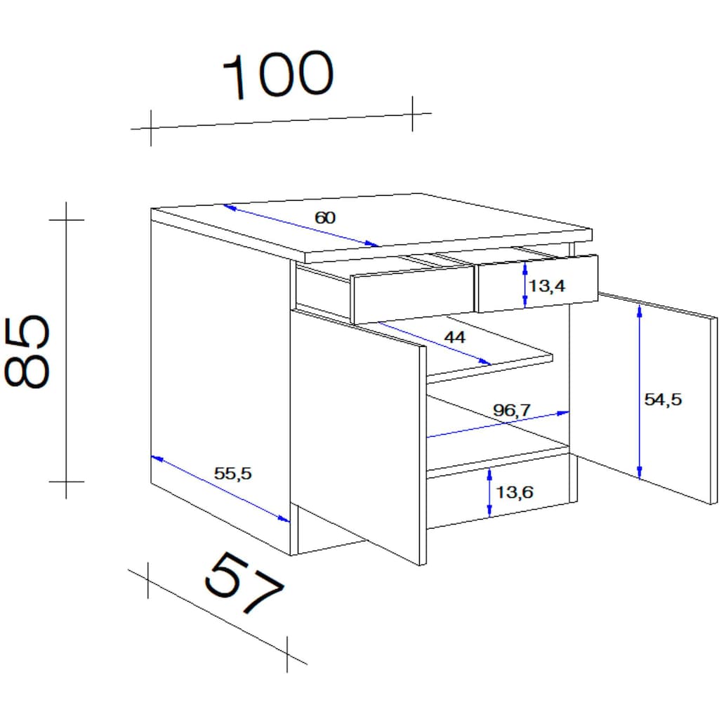 Flex-Well Unterschrank »Nano«