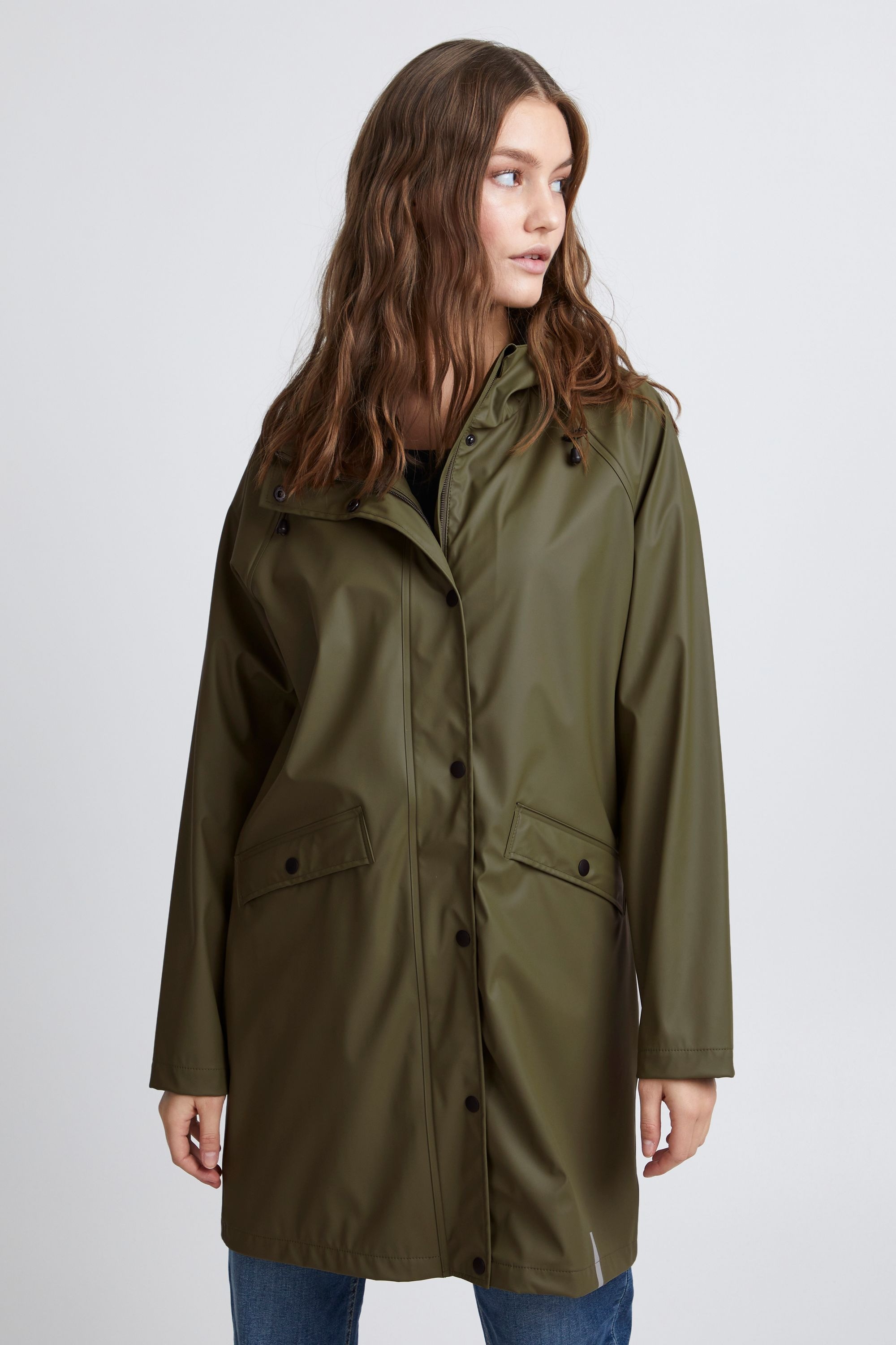 Ichi Regenjacke »Regenjacke IHTazi«, mit Kapuze