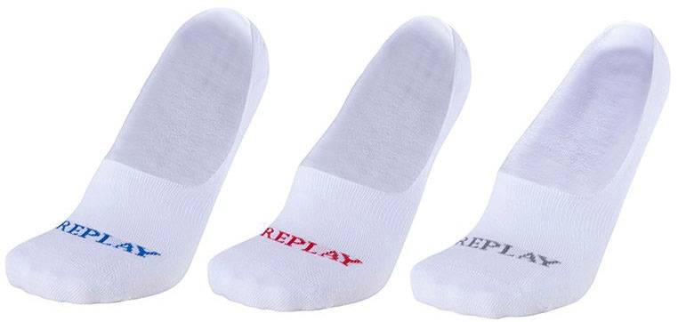 Replay Füßlinge "INVISIBLE Basic Foot Logo 3Prs Card wrap", (Packung, 3er-) günstig online kaufen